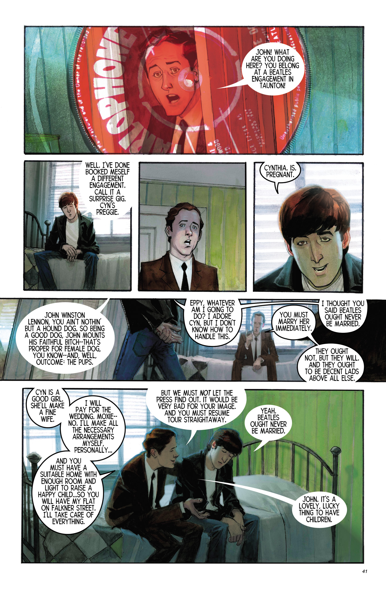 Read online The Fifth Beatle: The Brian Epstein Story comic -  Issue # TPB - 40