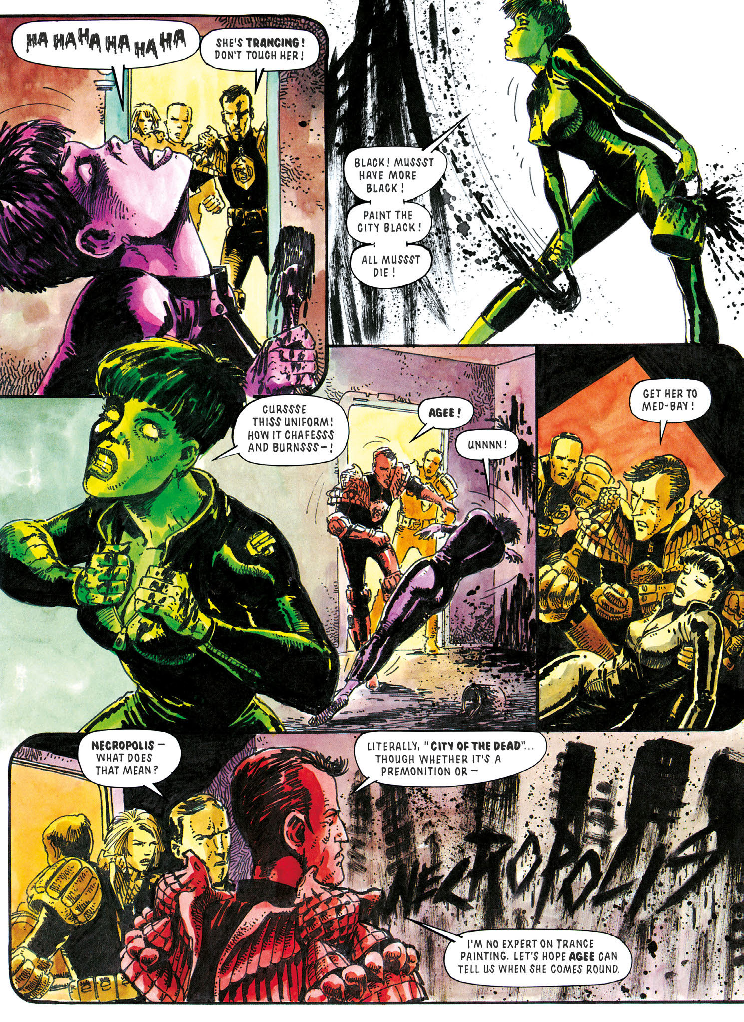 Read online Essential Judge Dredd: Necropolis comic -  Issue # TPB (Part 1) - 59
