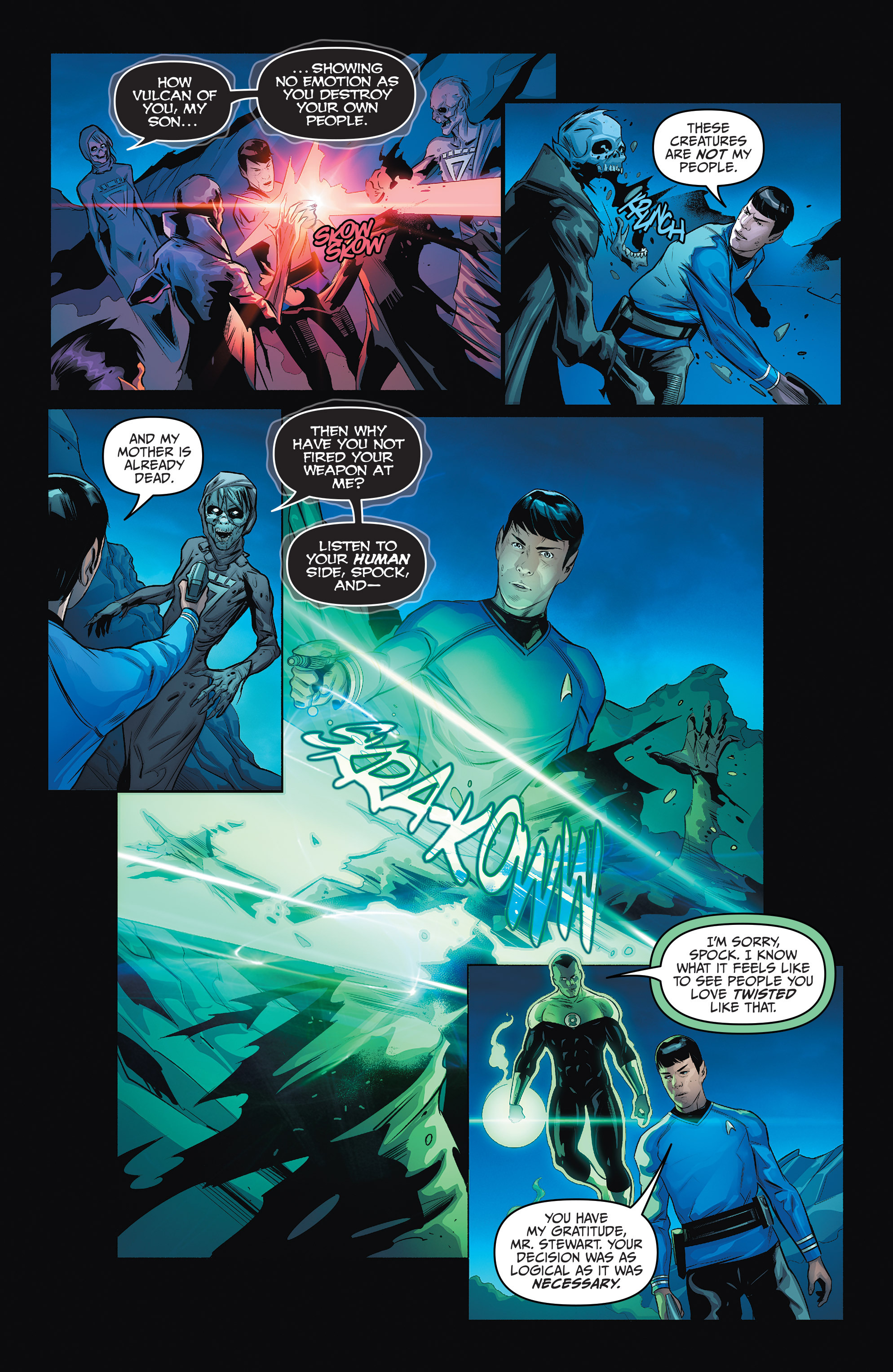 Read online Star Trek/Green Lantern (2015) comic -  Issue #6 - 9