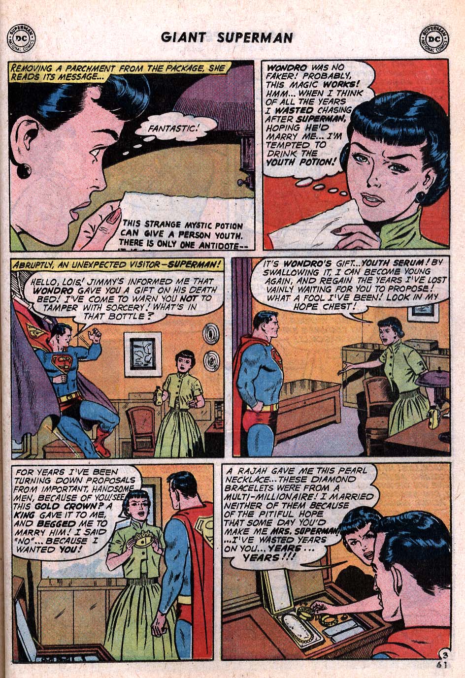 Read online Superman (1939) comic -  Issue #212 - 56