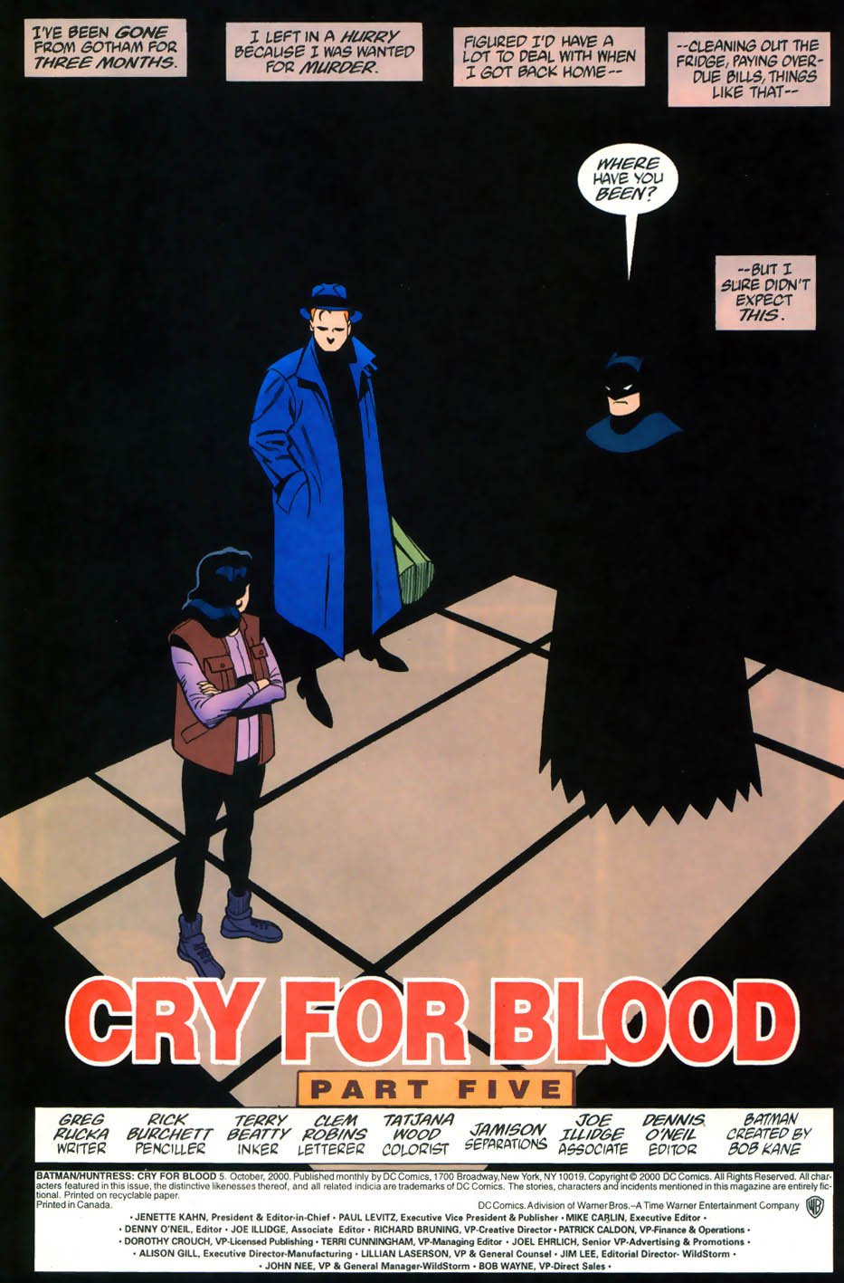 Read online Batman/Huntress: Cry for Blood comic -  Issue #5 - 2
