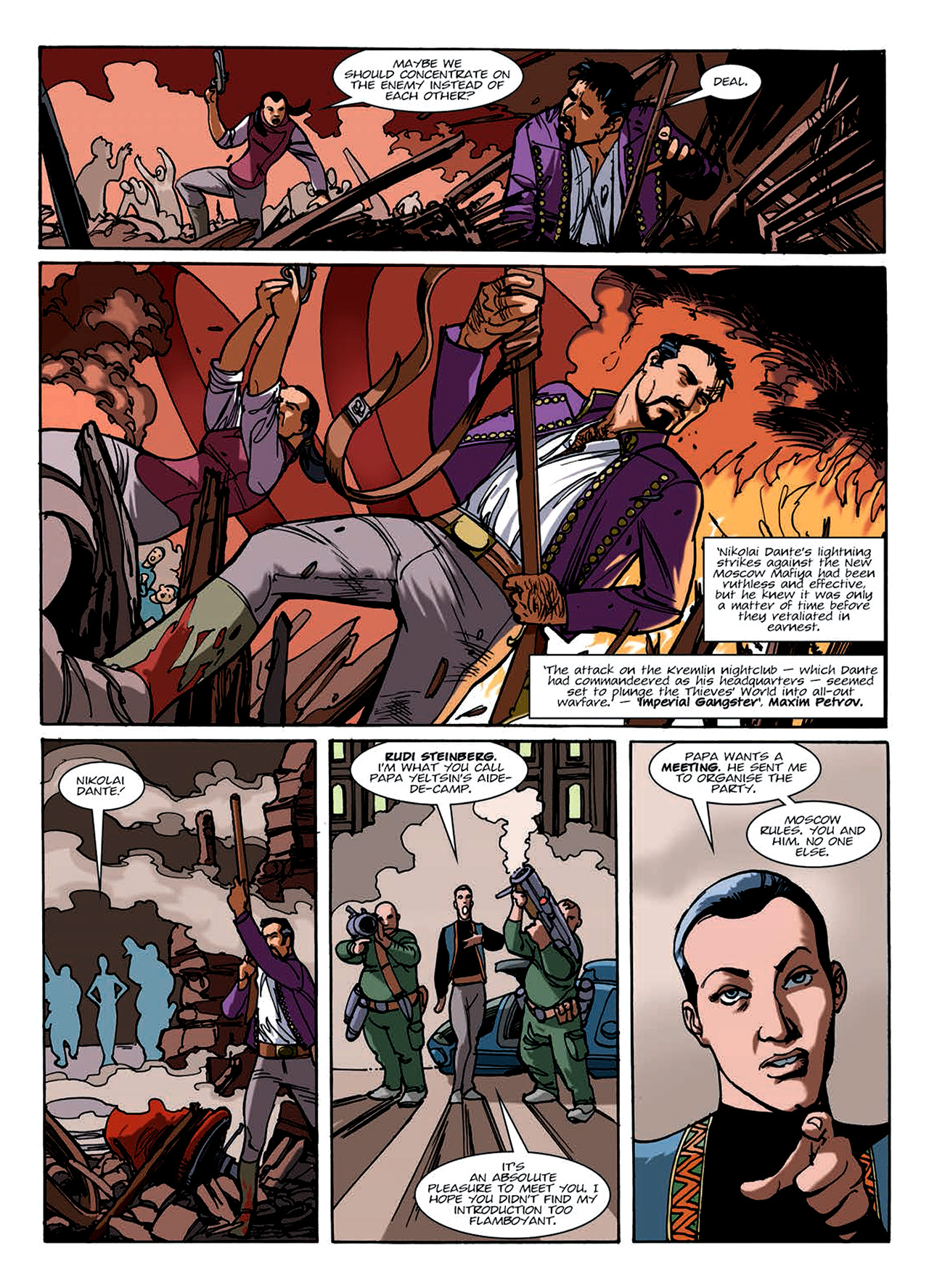 Read online Nikolai Dante comic -  Issue # TPB 8 - 129