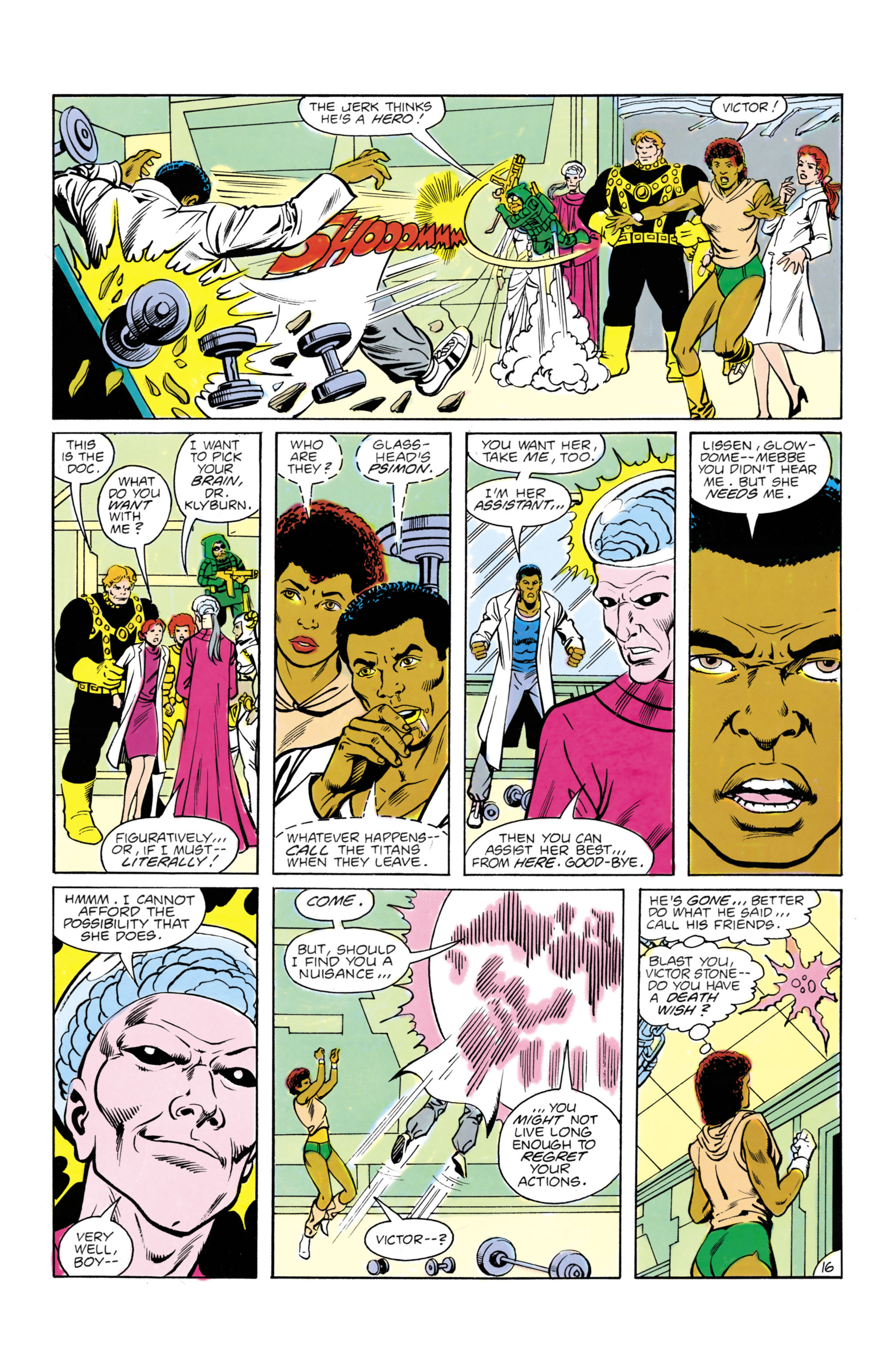 Read online Tales of the Teen Titans comic -  Issue #57 - 16