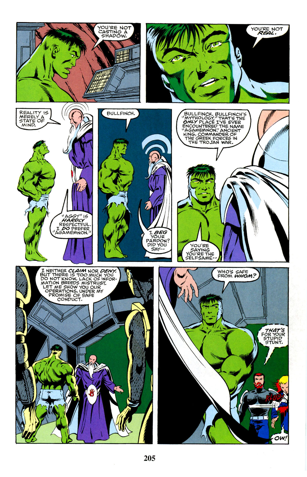 Read online Hulk Visionaries: Peter David comic -  Issue # TPB 6 - 205