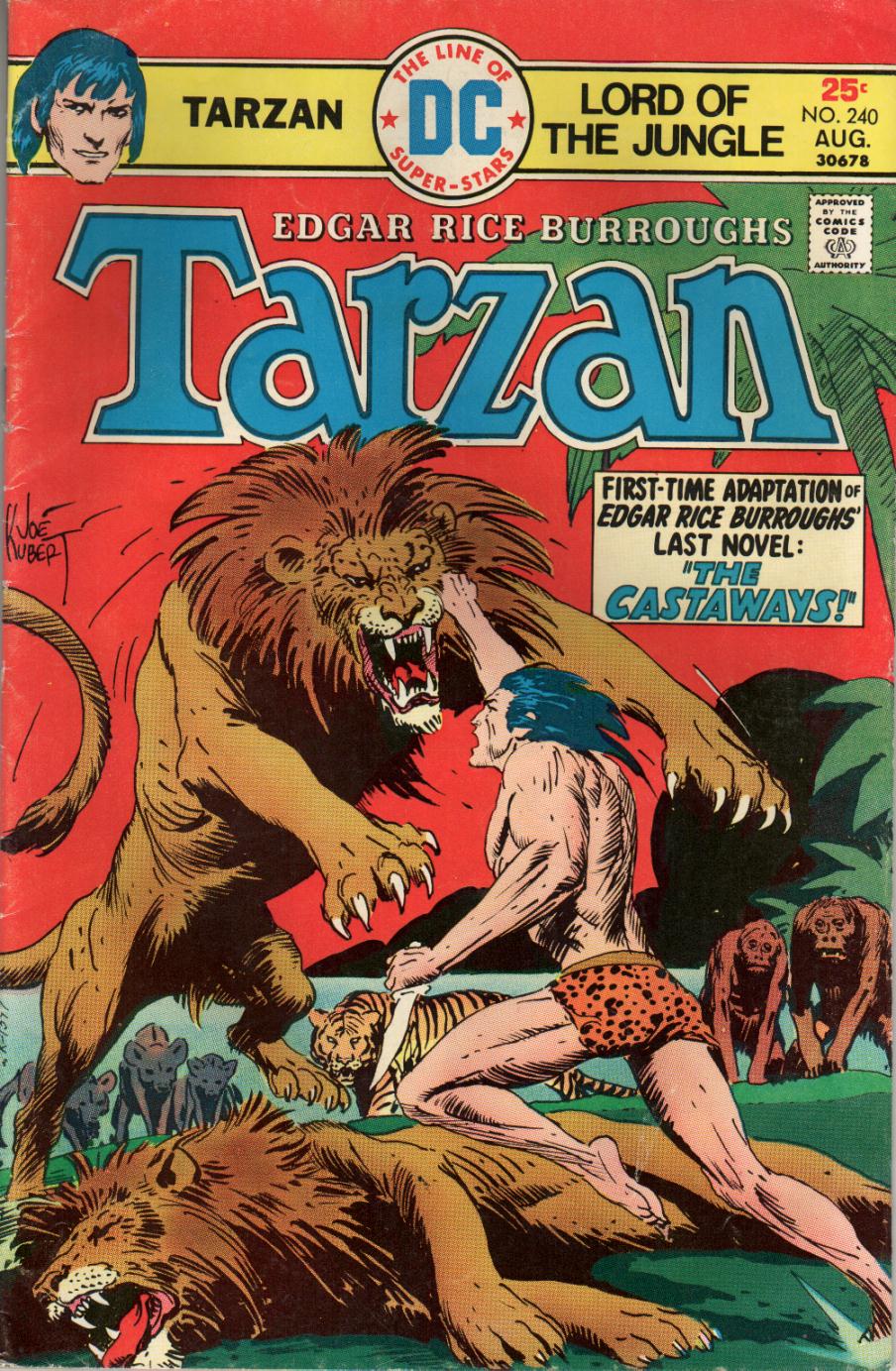 Read online Tarzan (1972) comic -  Issue #240 - 1