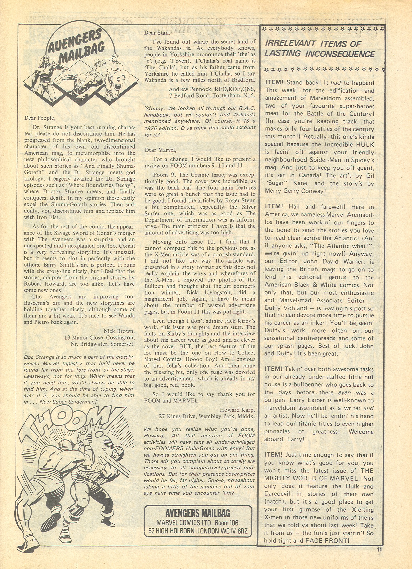 Read online The Avengers (1973) comic -  Issue #138 - 11