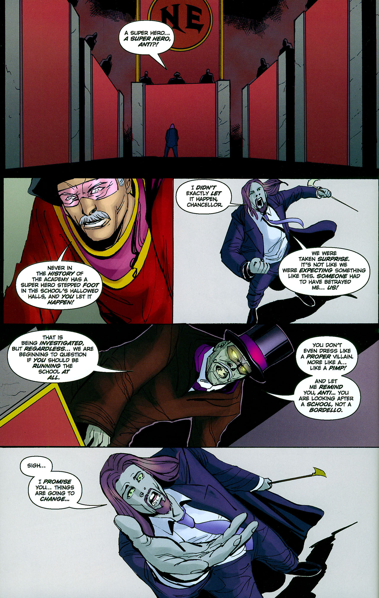 Read online Necessary Evil comic -  Issue #5 - 10