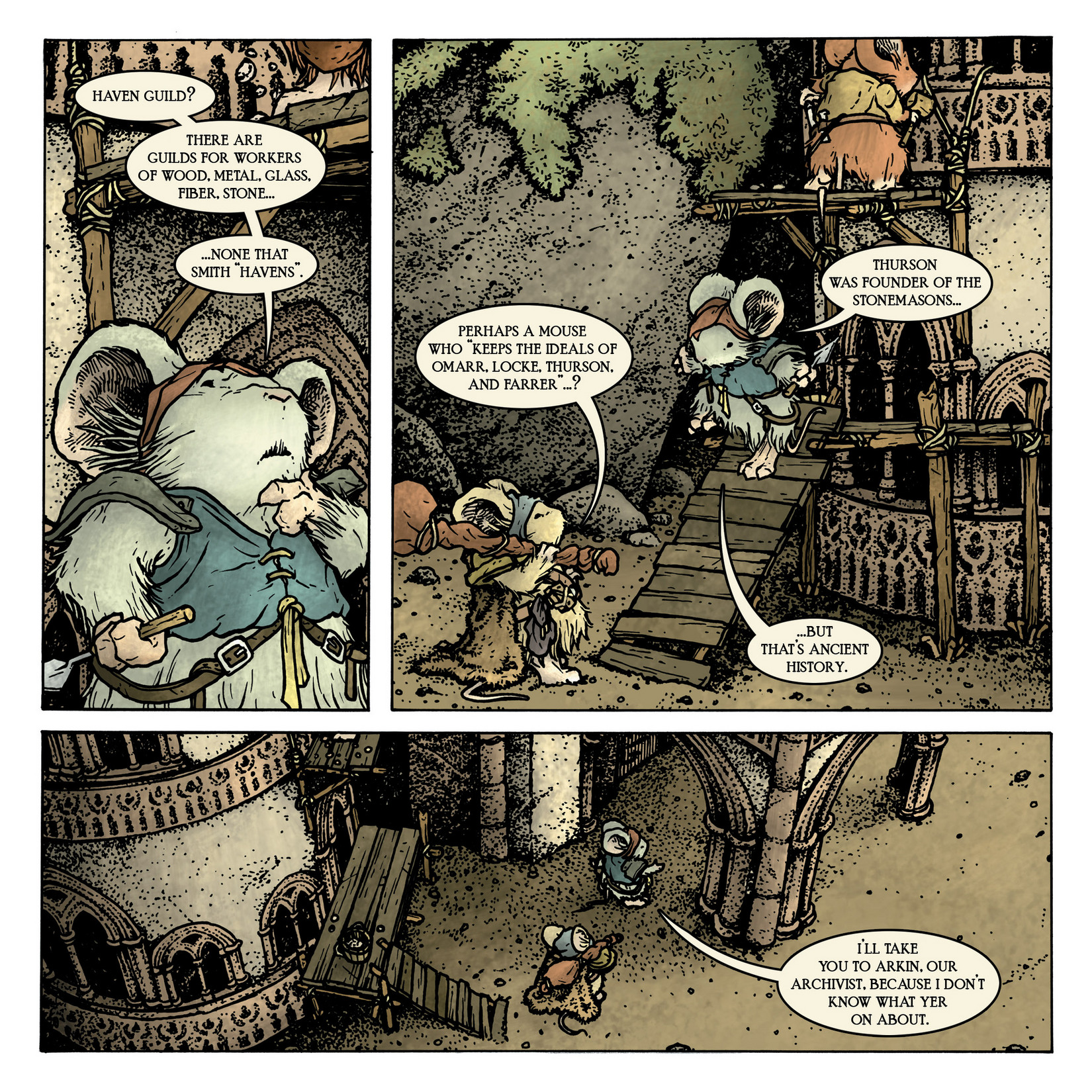 Read online Mouse Guard: The Black Axe comic -  Issue #6 - 4