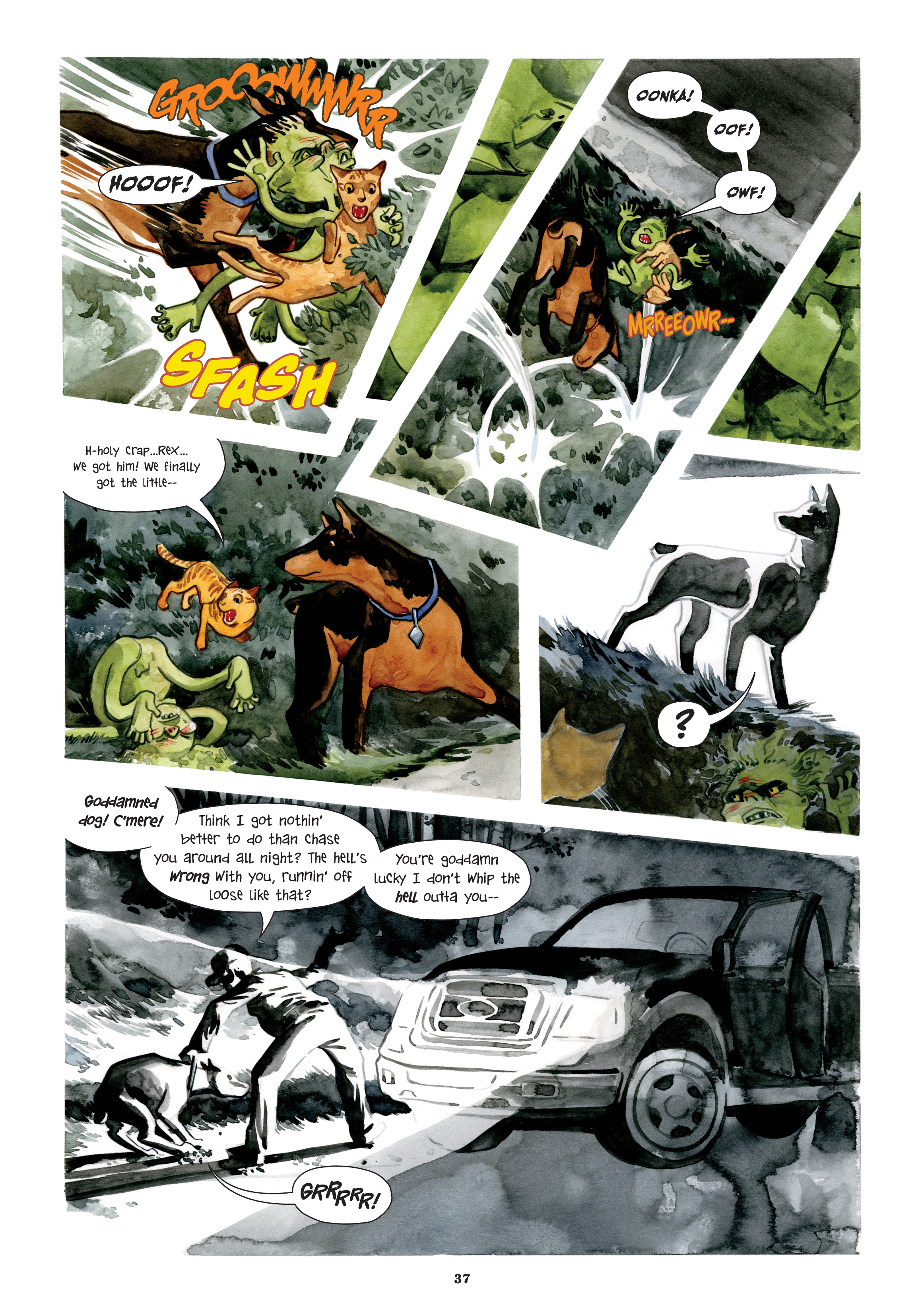 Read online Beasts of Burden: Neighborhood Watch (2019) comic -  Issue # TPB (Part 1) - 40
