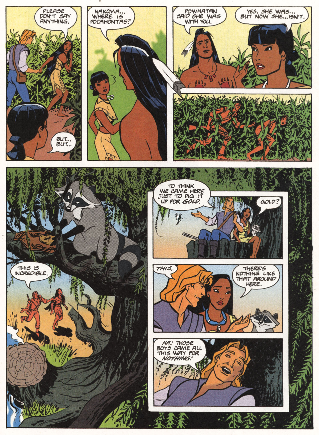 Read online Disney's Pocahontas comic -  Issue #1 - 31