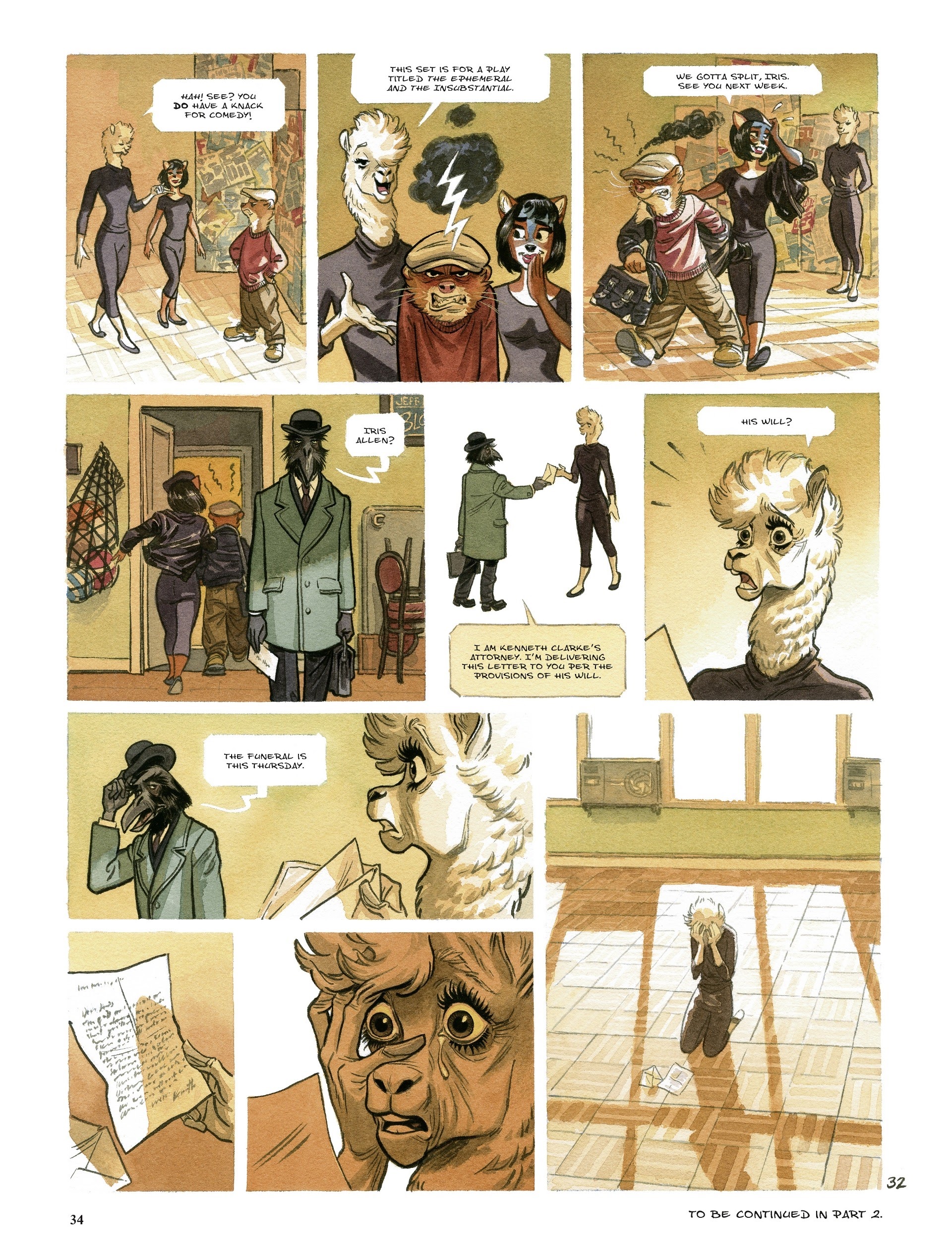 Read online Blacksad: They All Fall Down comic -  Issue #1 - 34