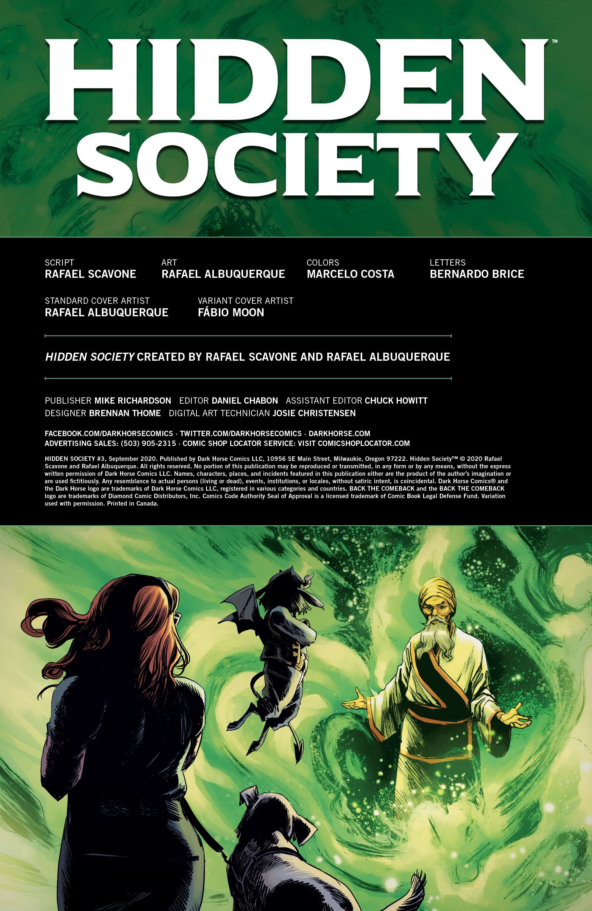 Read online Hidden Society comic -  Issue #3 - 2