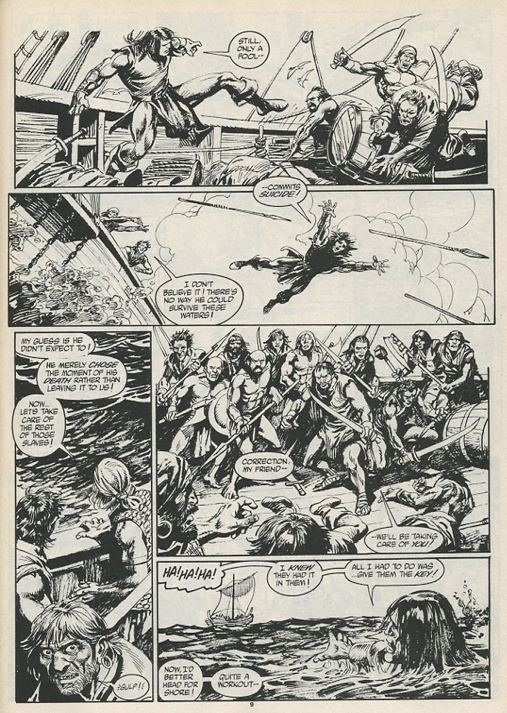 Read online The Savage Sword Of Conan comic -  Issue #189 - 11