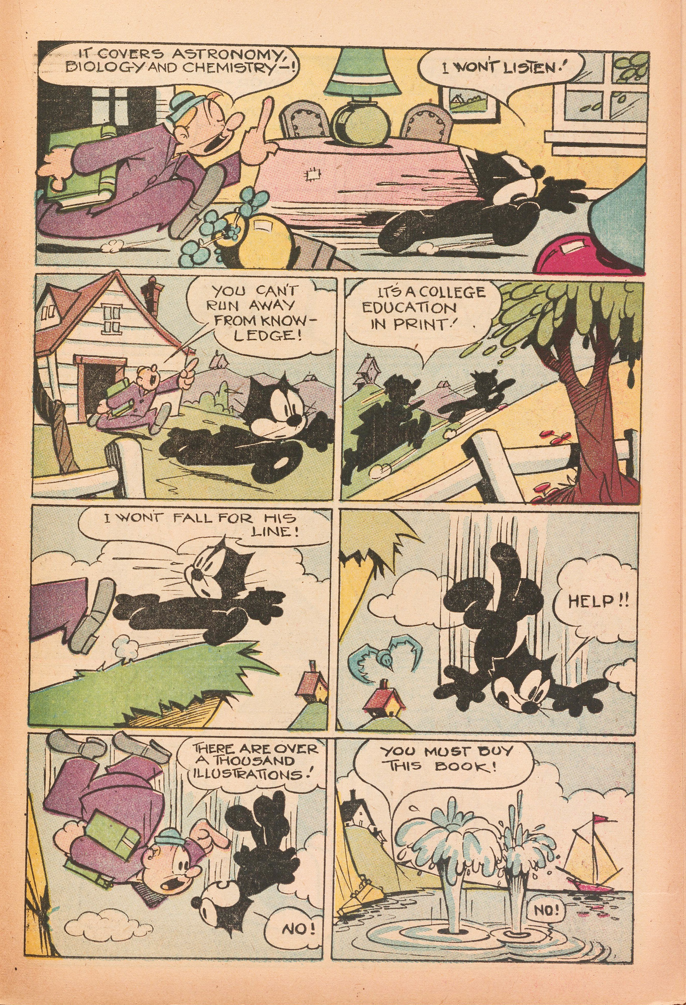 Read online Felix the Cat (1951) comic -  Issue #52 - 21