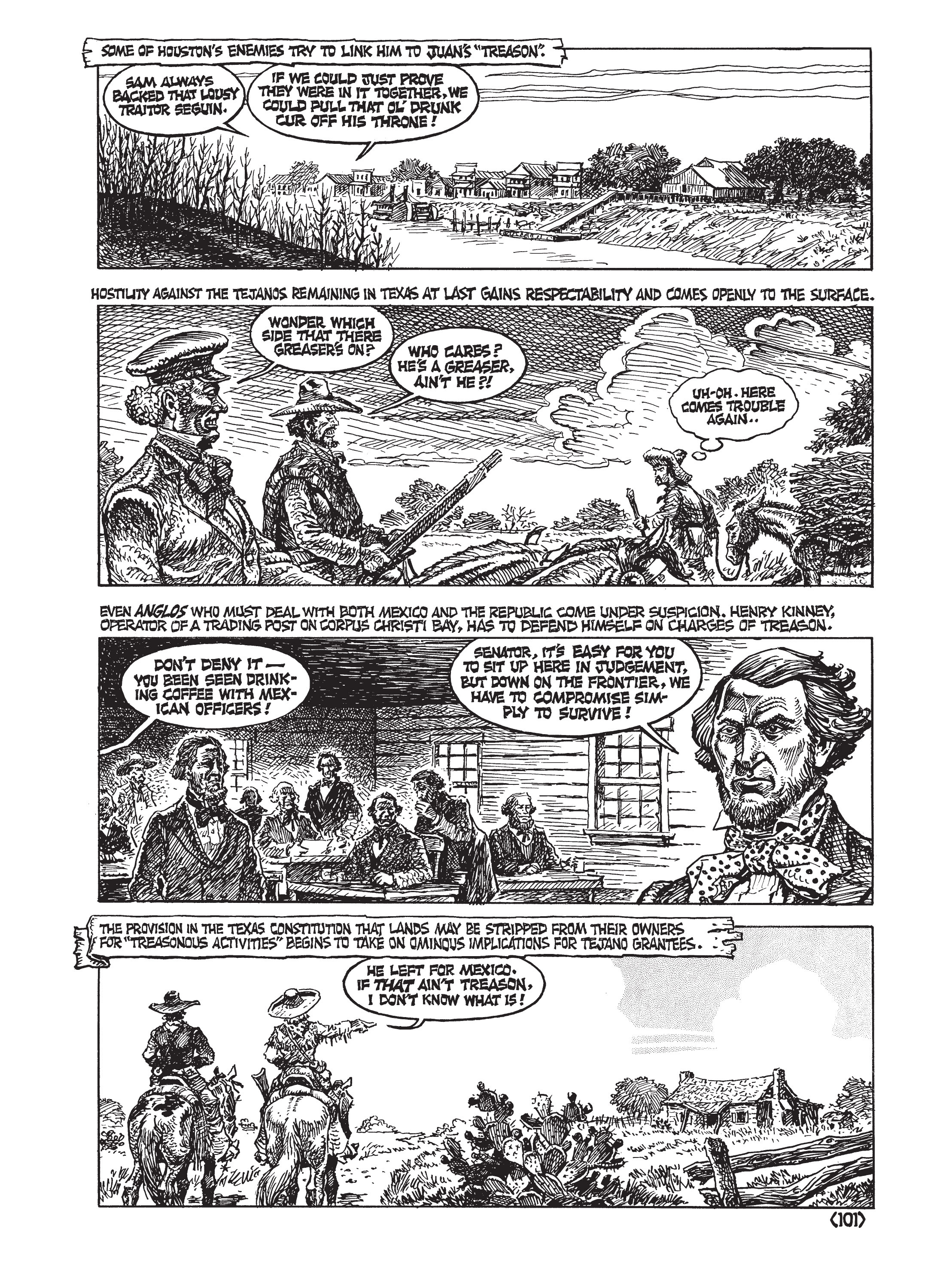 Read online Jack Jackson's American History: Los Tejanos and Lost Cause comic -  Issue # TPB (Part 2) - 5