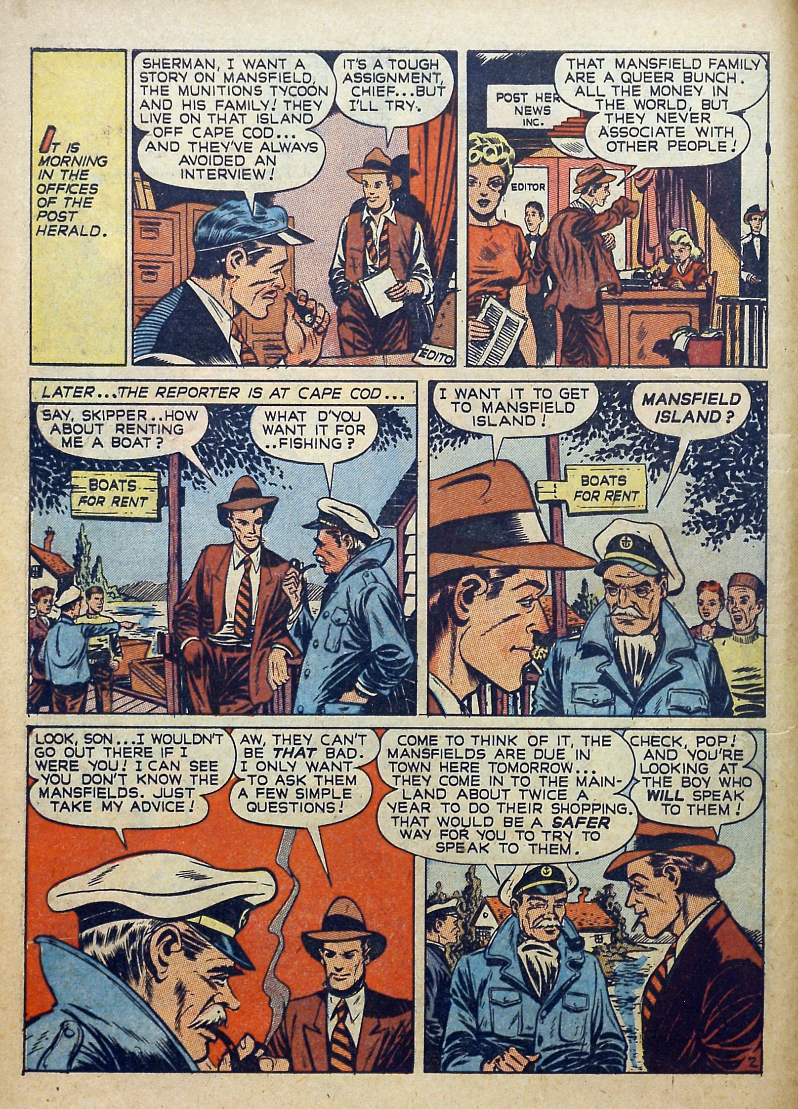 Read online Clue Comics comic -  Issue #12 - 14