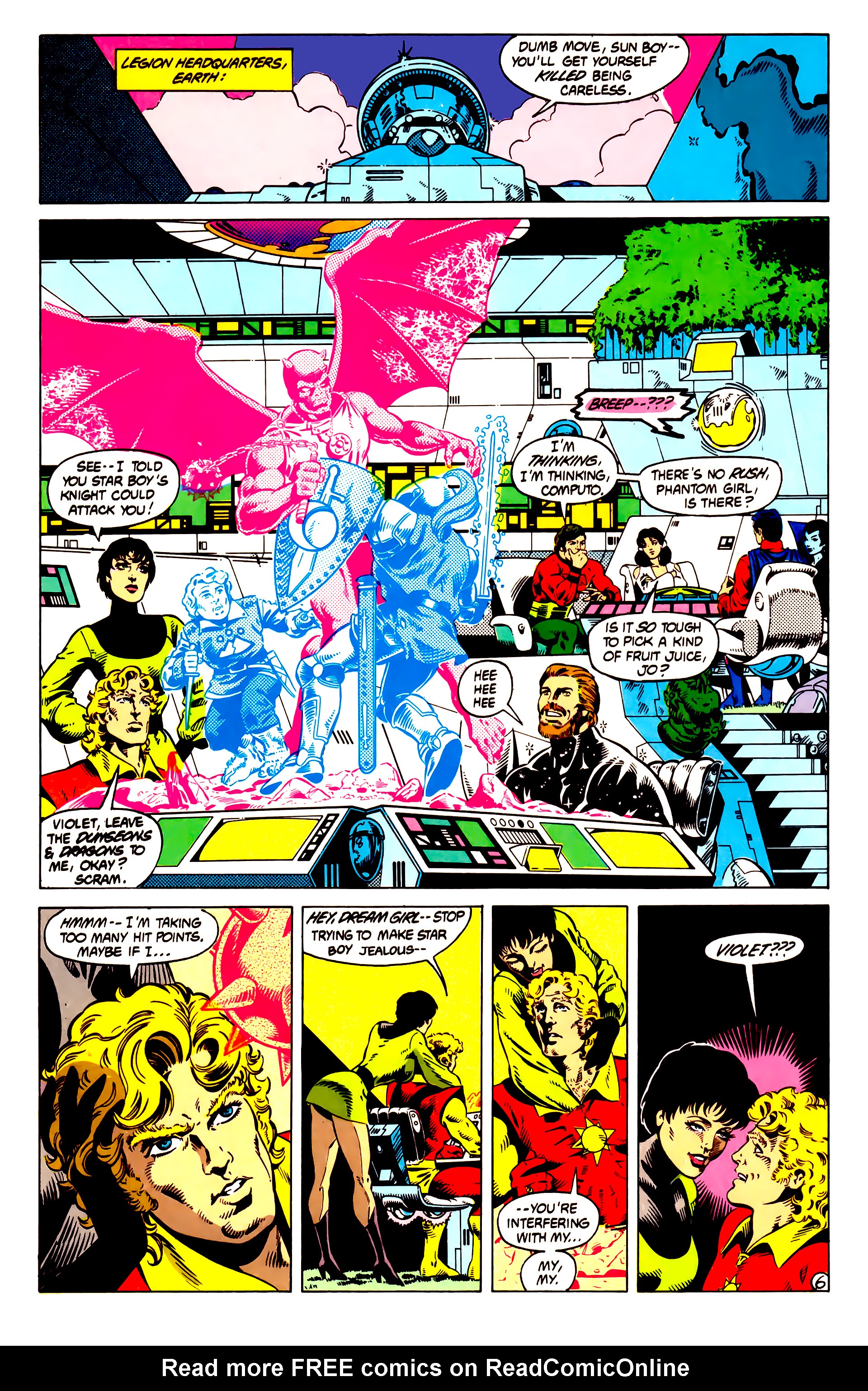 Read online Legion of Super-Heroes (1984) comic -  Issue #13 - 8