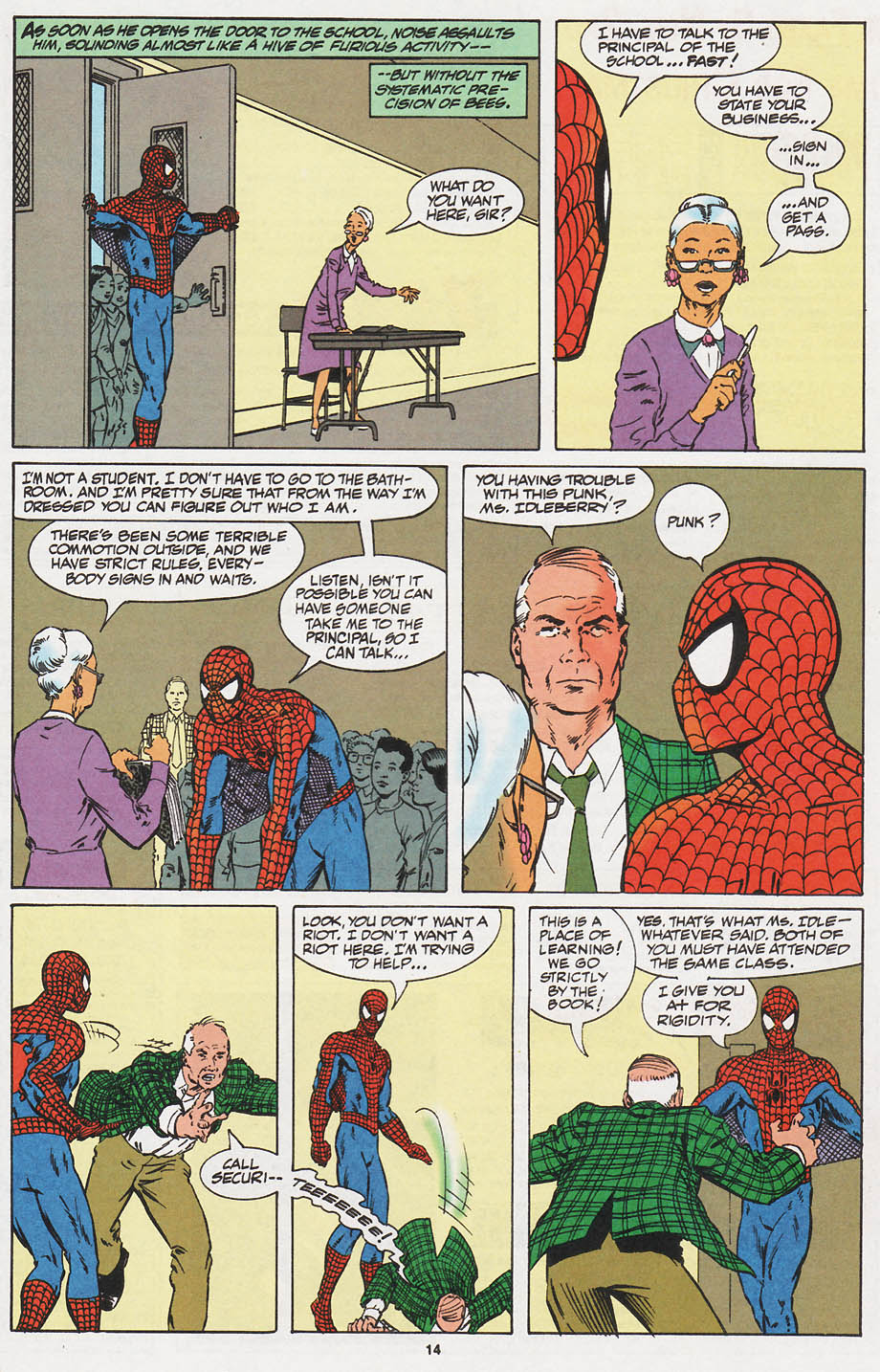 Read online Spider-Man (1990) comic -  Issue #28 - There's Something About A Gun Part 2 - 10