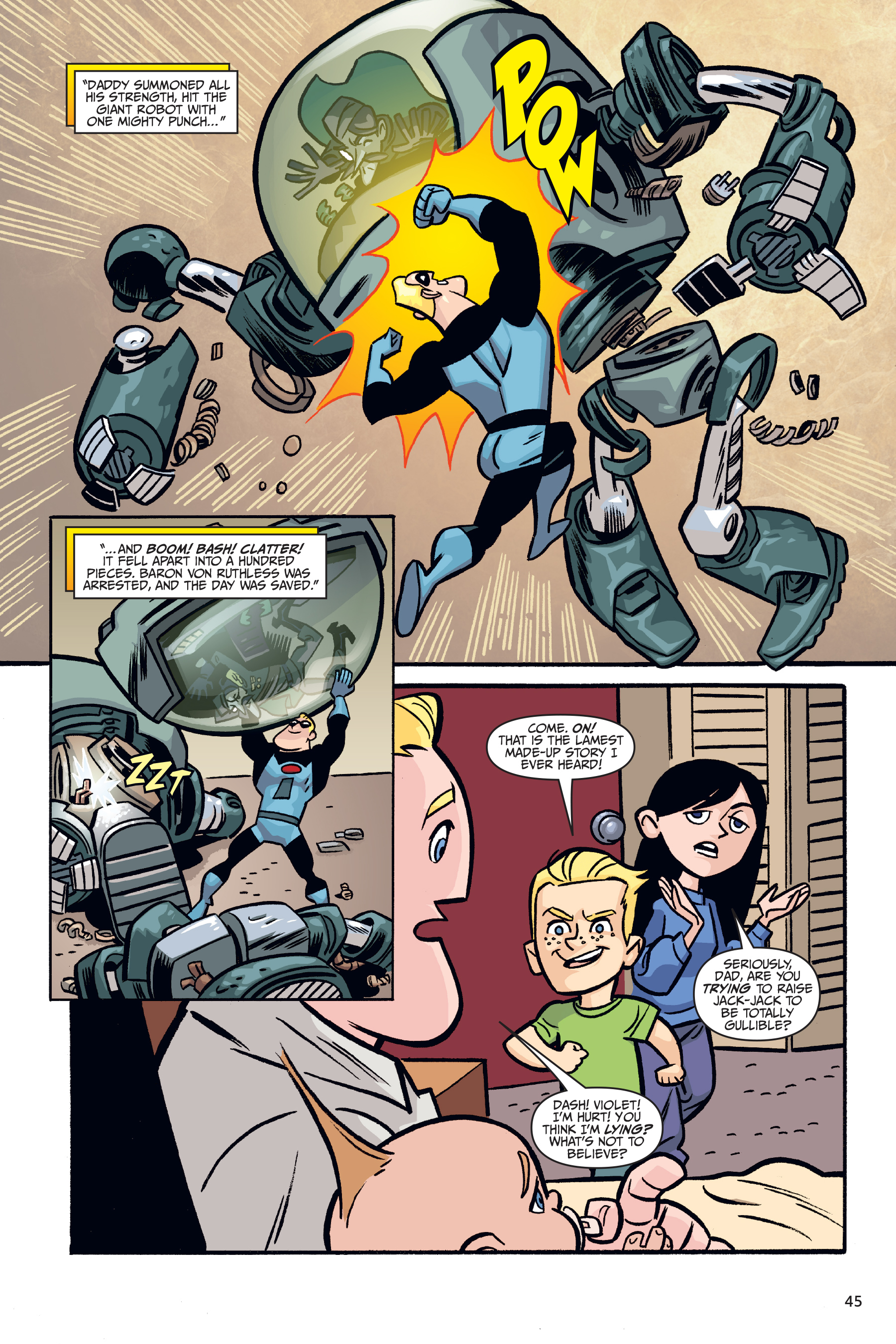 Read online Disney / Pixar The Incredibles 2: Crisis In Mid-Life! & Other Stories comic -  Issue # _TPB - 45