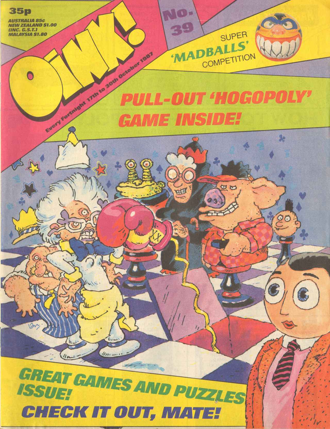 Read online Oink! comic -  Issue #39 - 1