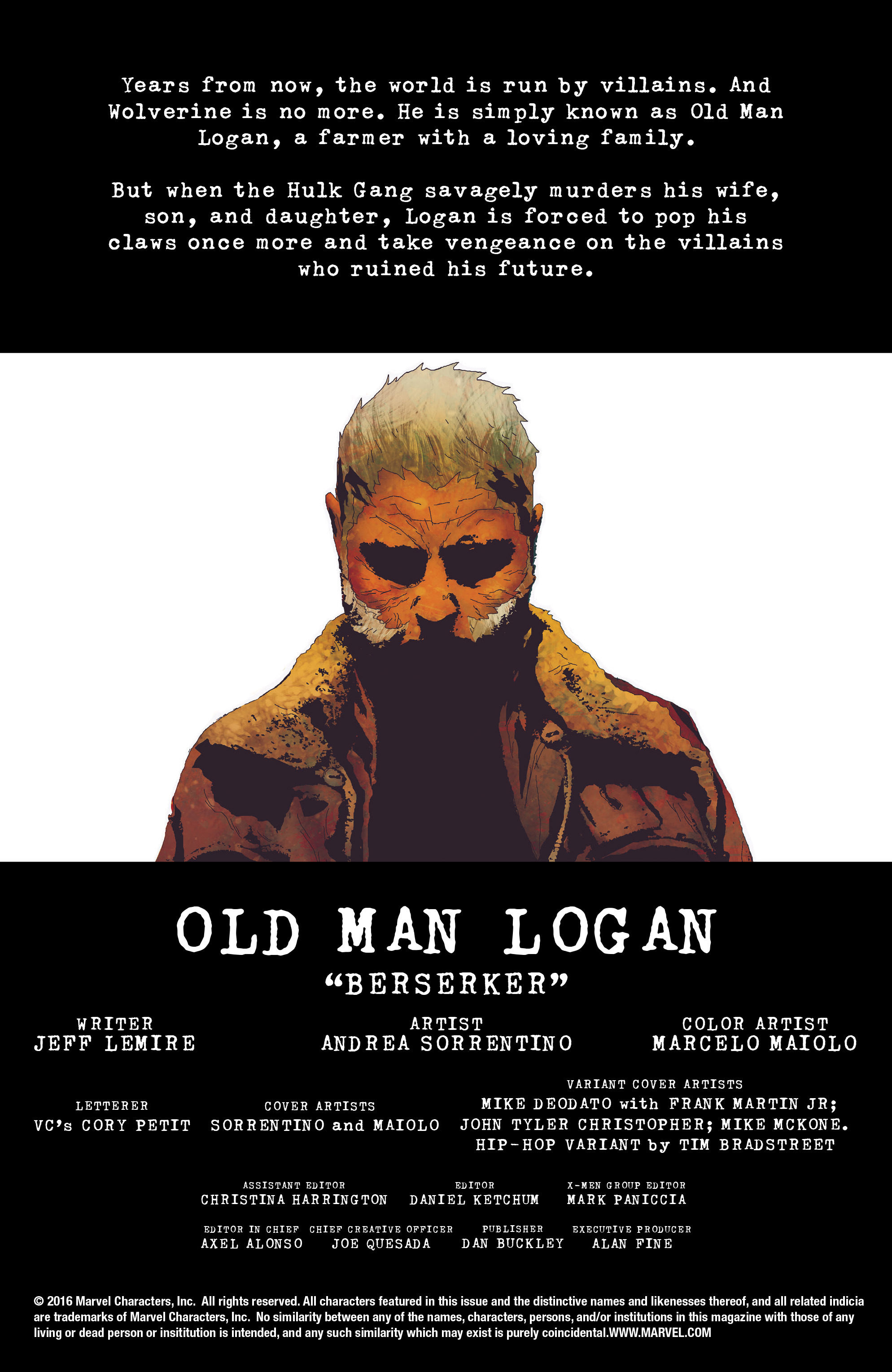 Read online Old Man Logan (2016) comic -  Issue #1 - 2