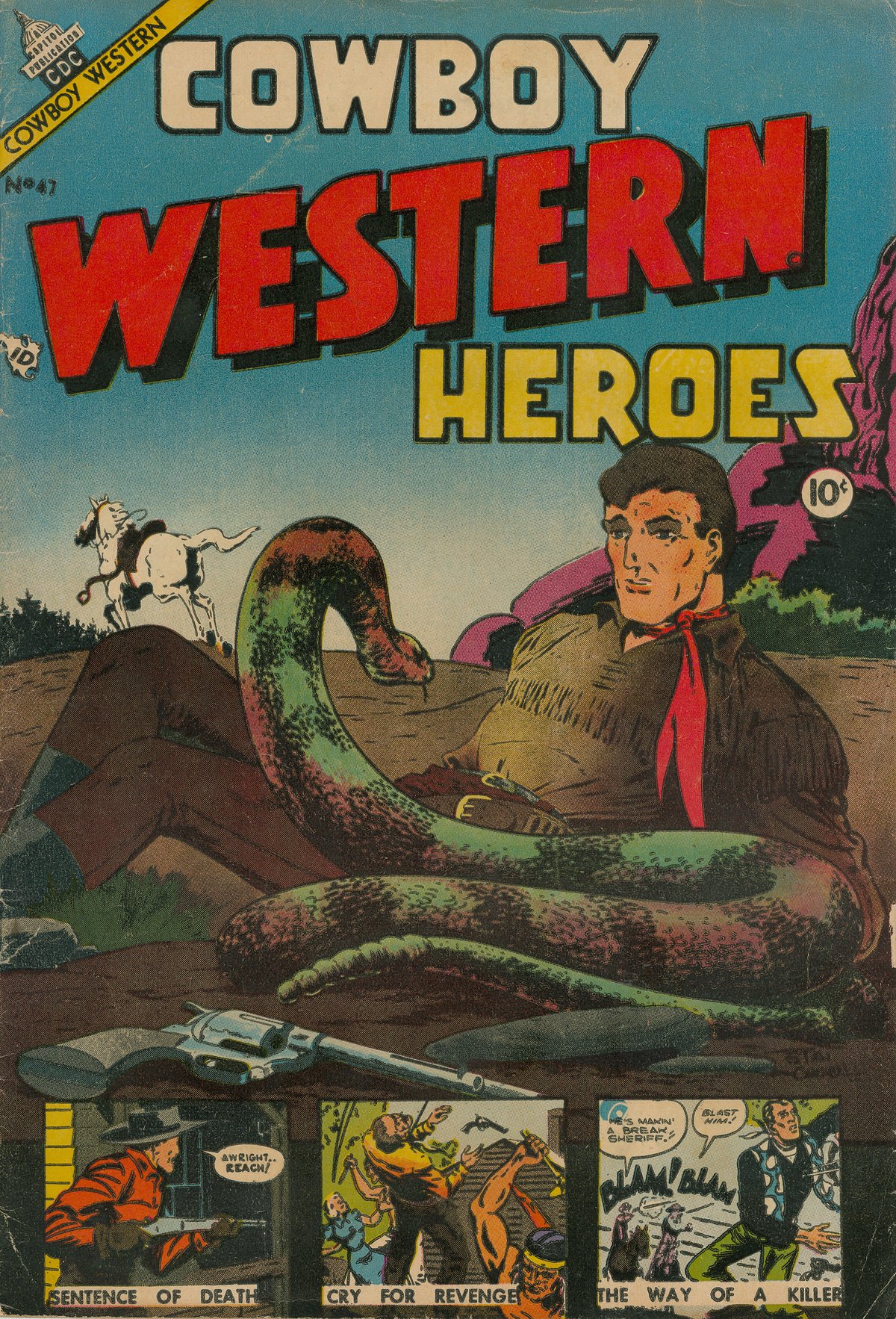 Read online Cowboy Western Heroes comic -  Issue #47 - 1