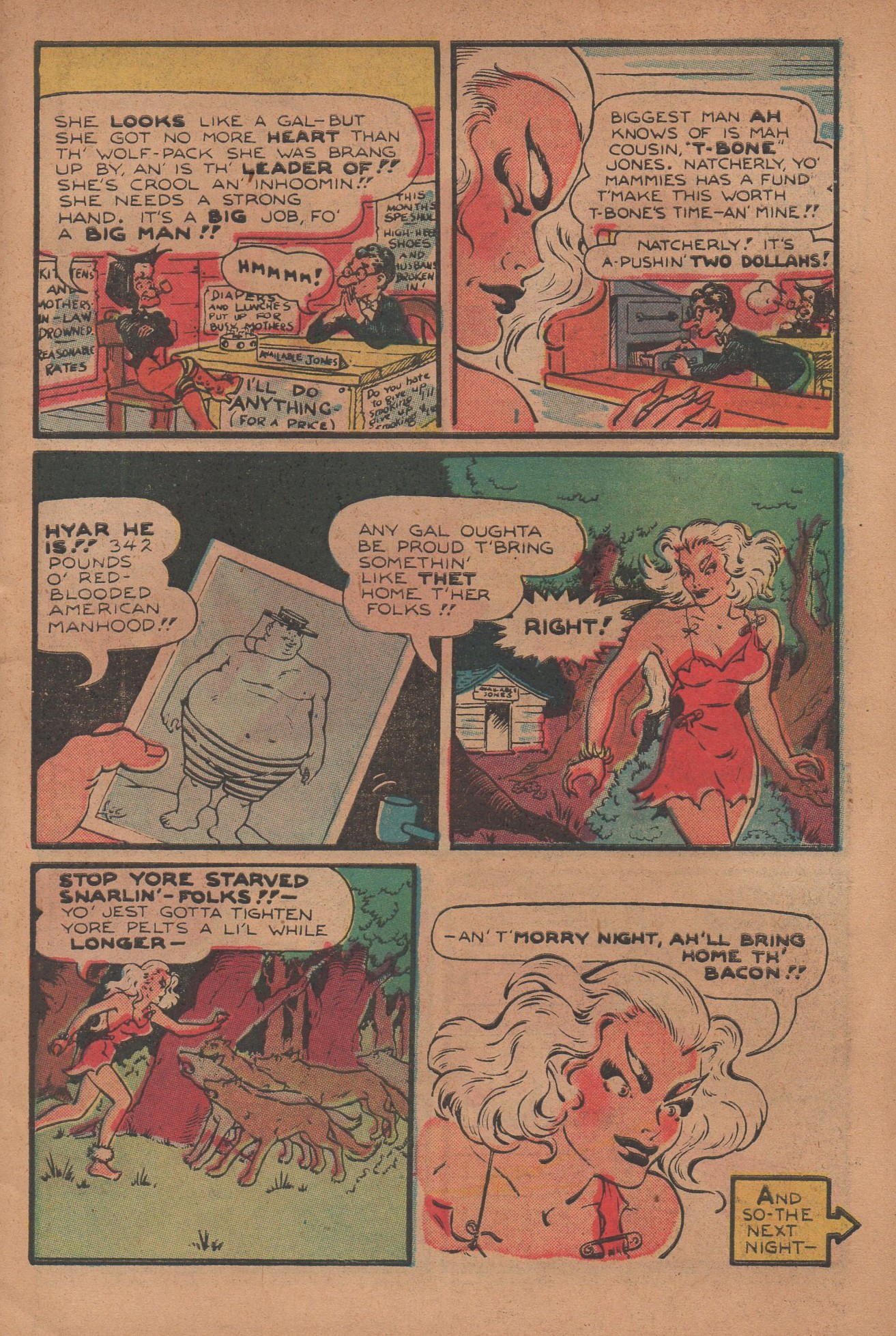 Read online Al Capp's Wolf Gal comic -  Issue #1 - 5