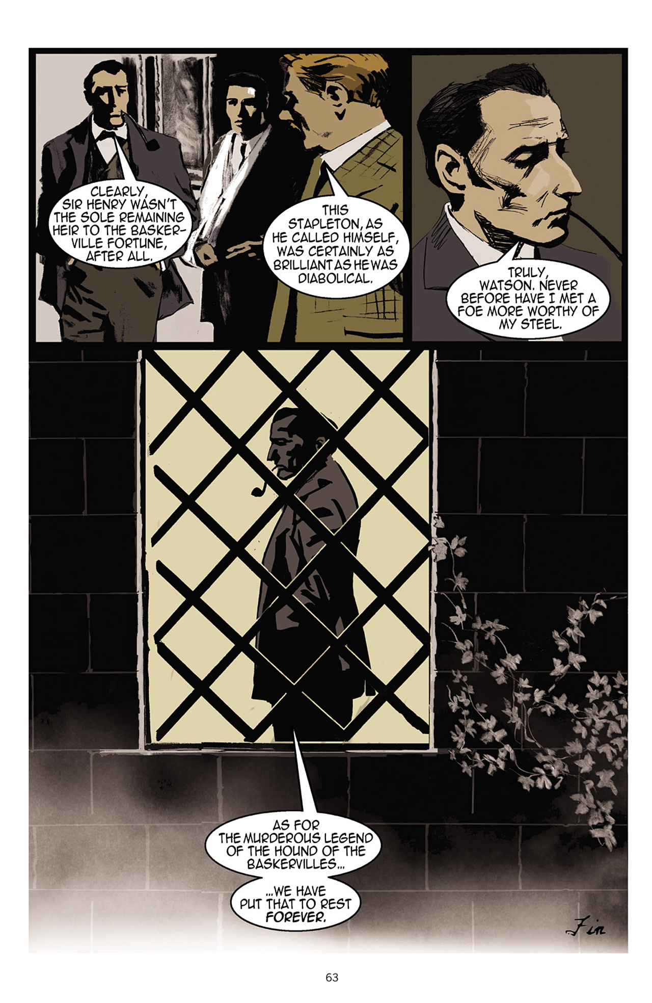 Read online The Hound of the Baskervilles comic -  Issue # TPB - 64