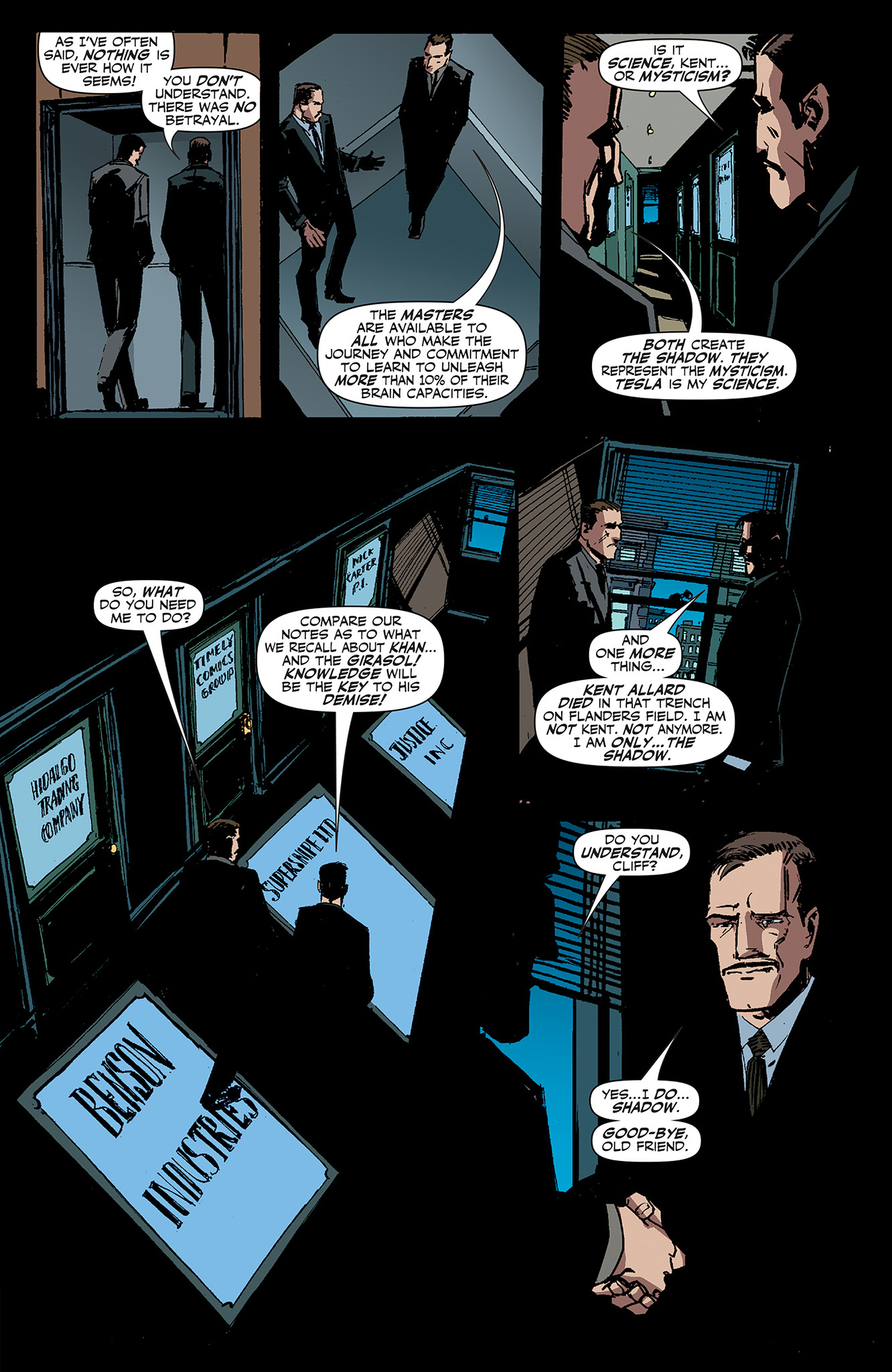 Read online The Shadow/Green Hornet: Dark Nights comic -  Issue #3 - 14