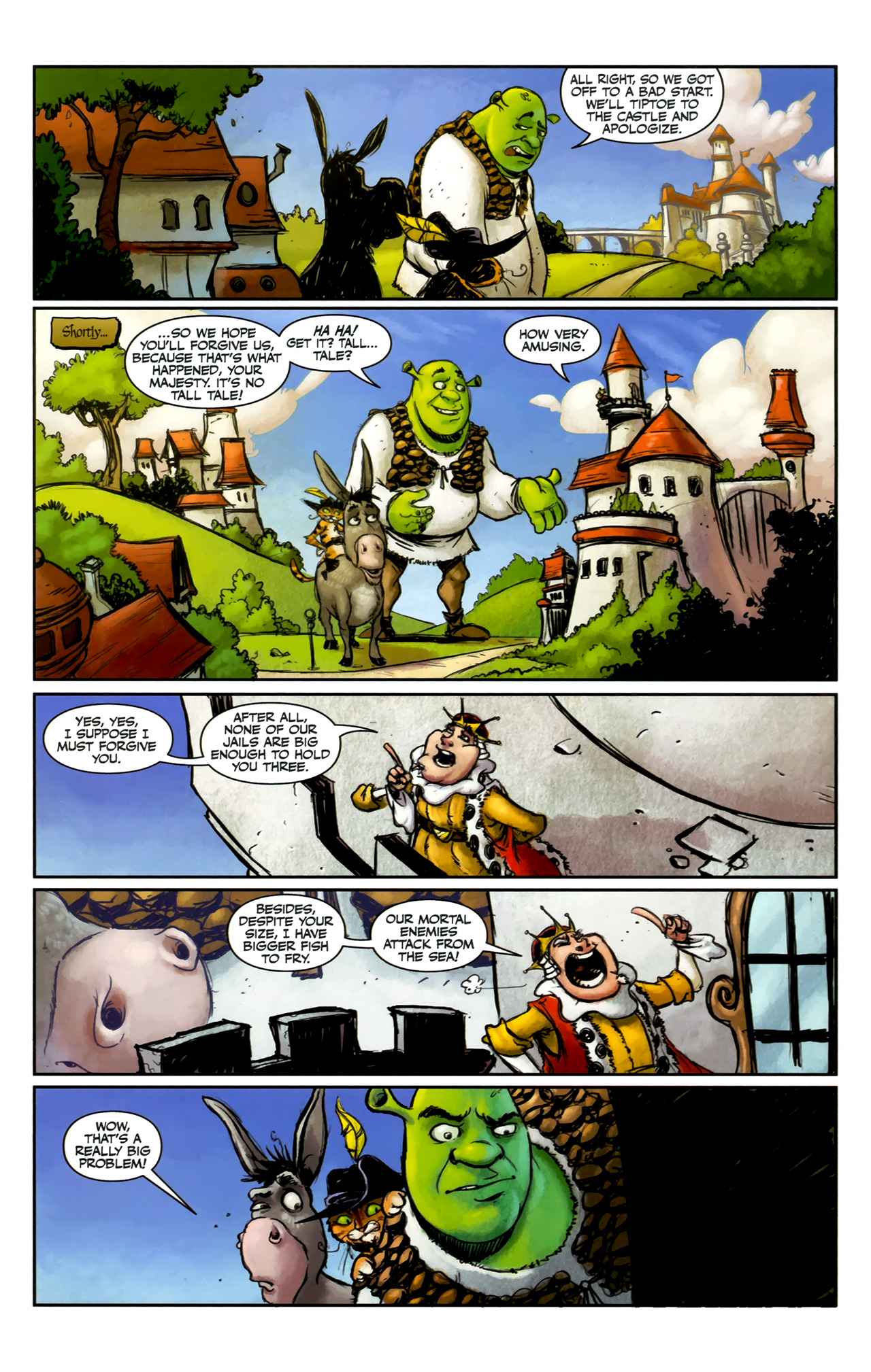 Read online Shrek (2010) comic -  Issue #3 - 9