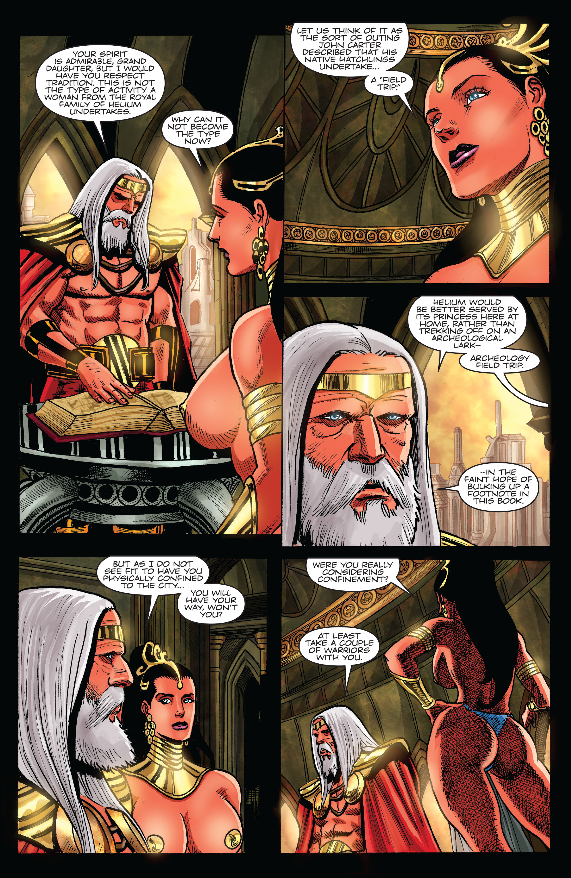 Read online Dejah Thoris and the White Apes of Mars comic -  Issue #1 - 9
