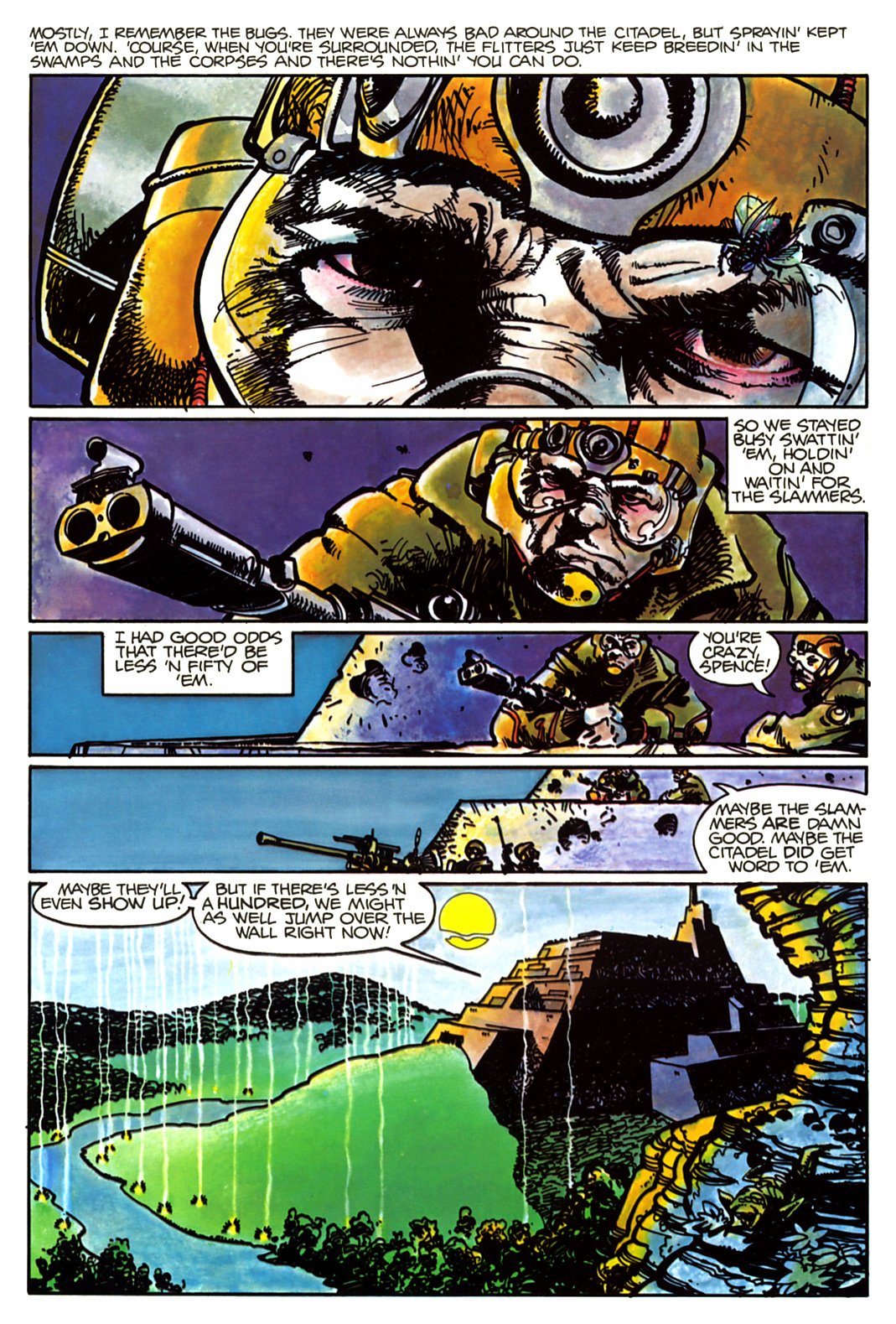 Read online Marvel Graphic Novel comic -  Issue #6 - The Star Slammers - 6