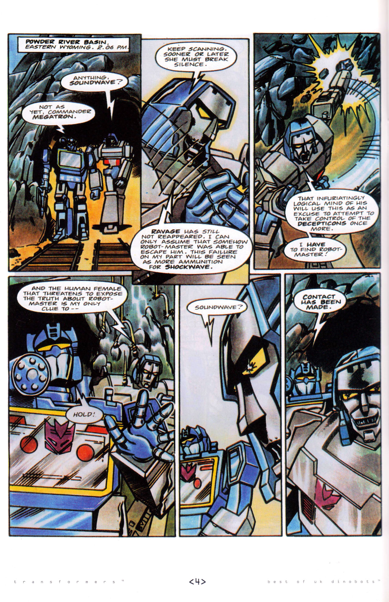 Read online The Transformers: Best of UK: Dinobots comic -  Issue #5 - 6