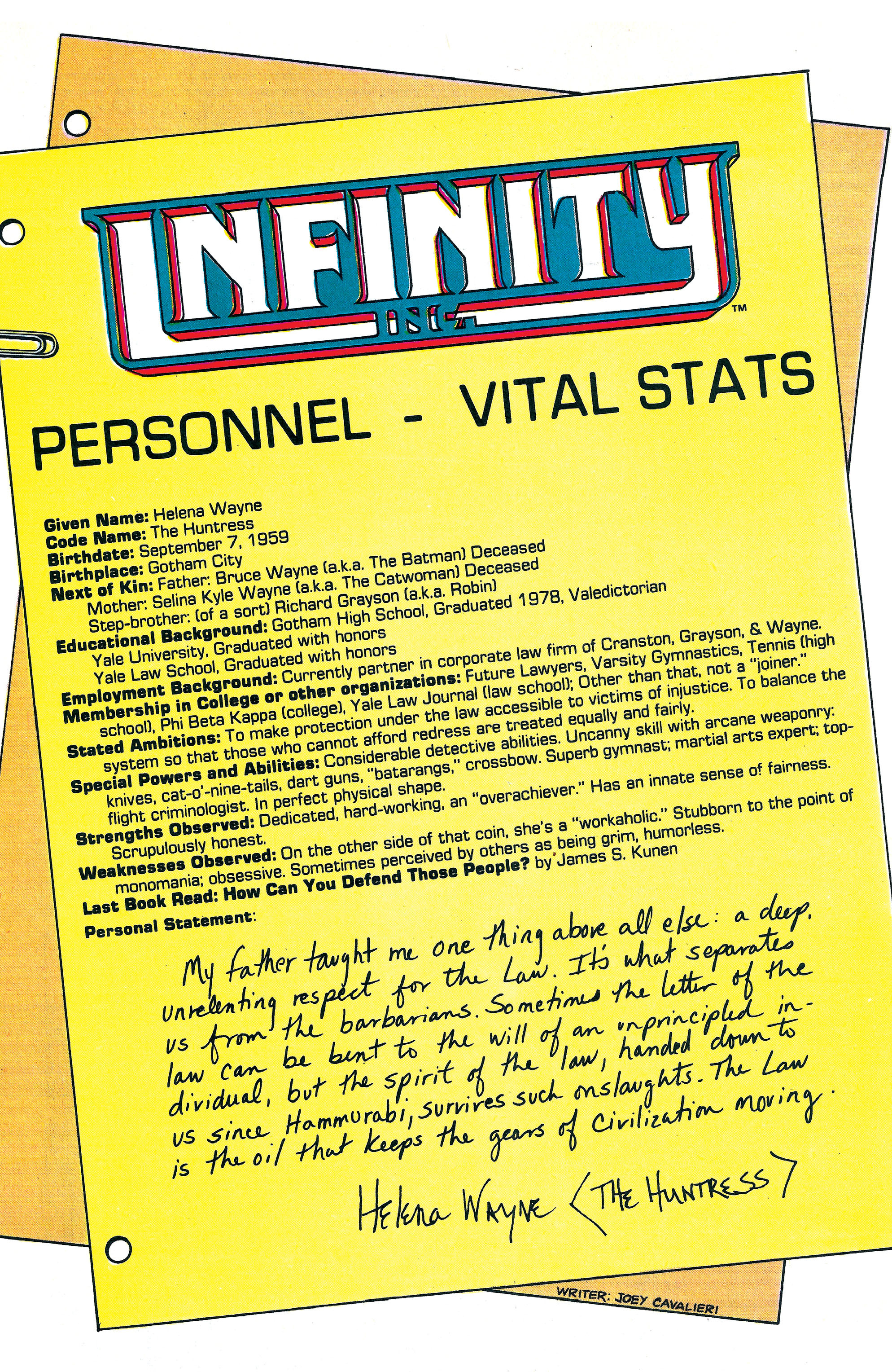 Read online Infinity Inc. (1984) comic -  Issue #7 - 22
