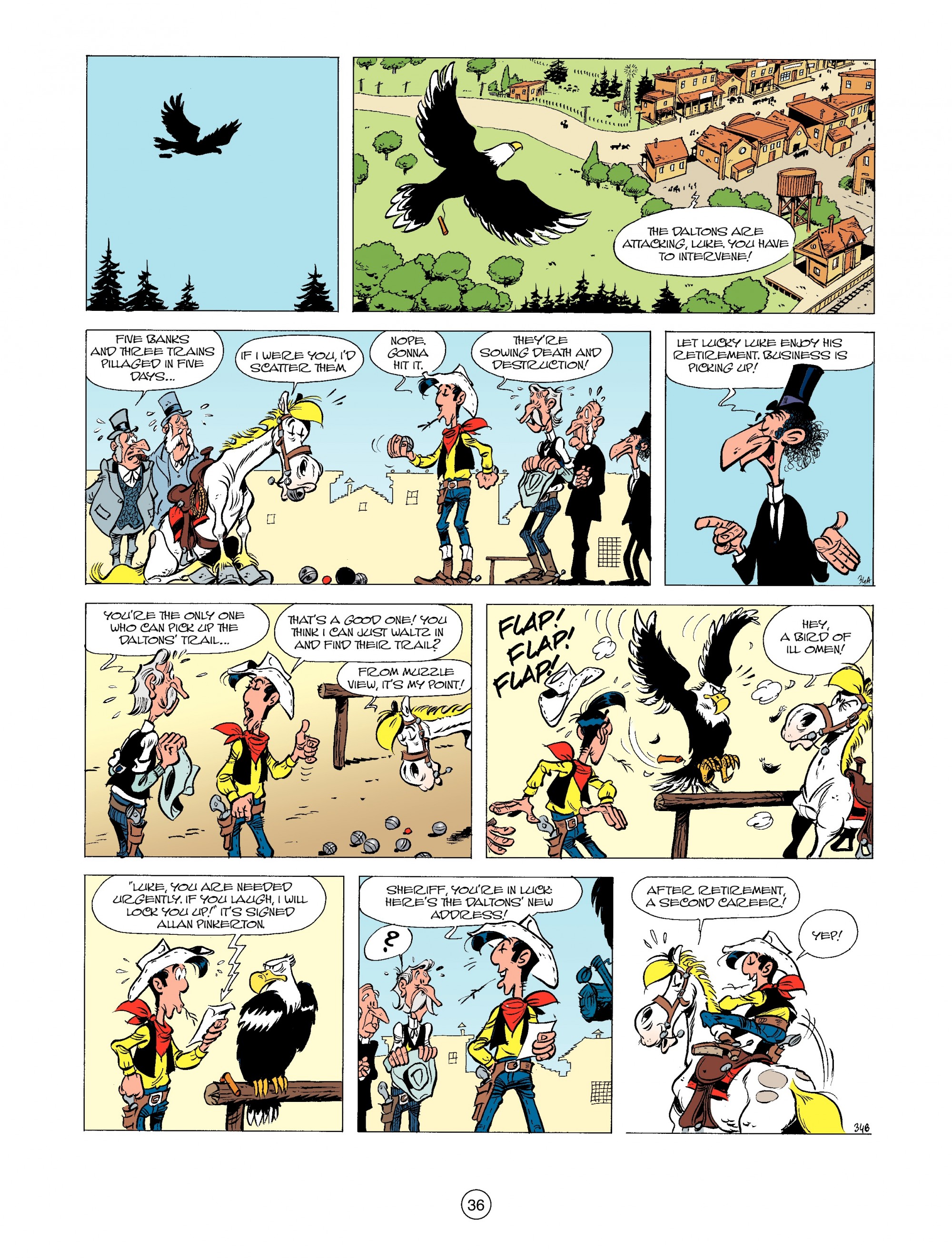 Read online A Lucky Luke Adventure comic -  Issue #31 - 36