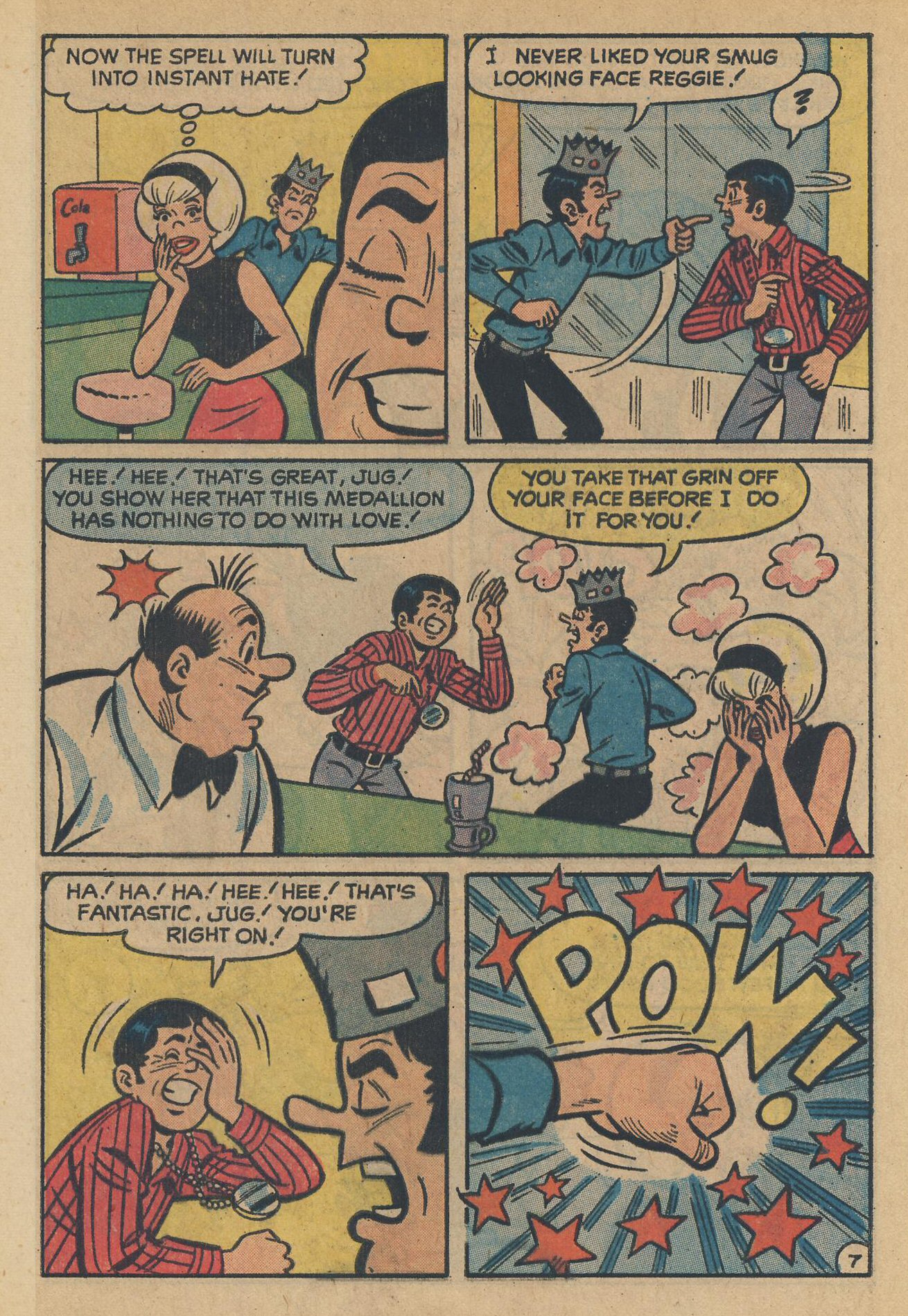 Read online Archie's TV Laugh-Out comic -  Issue #17 - 21