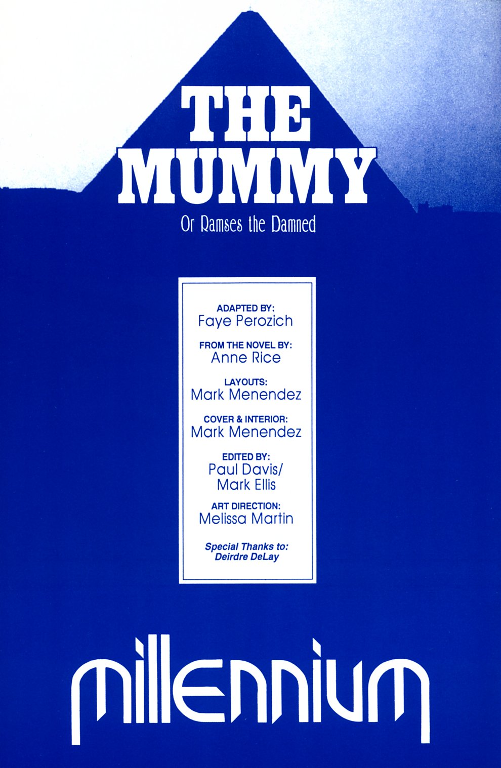 Read online Anne Rice's The Mummy or Ramses the Damned comic -  Issue #9 - 2