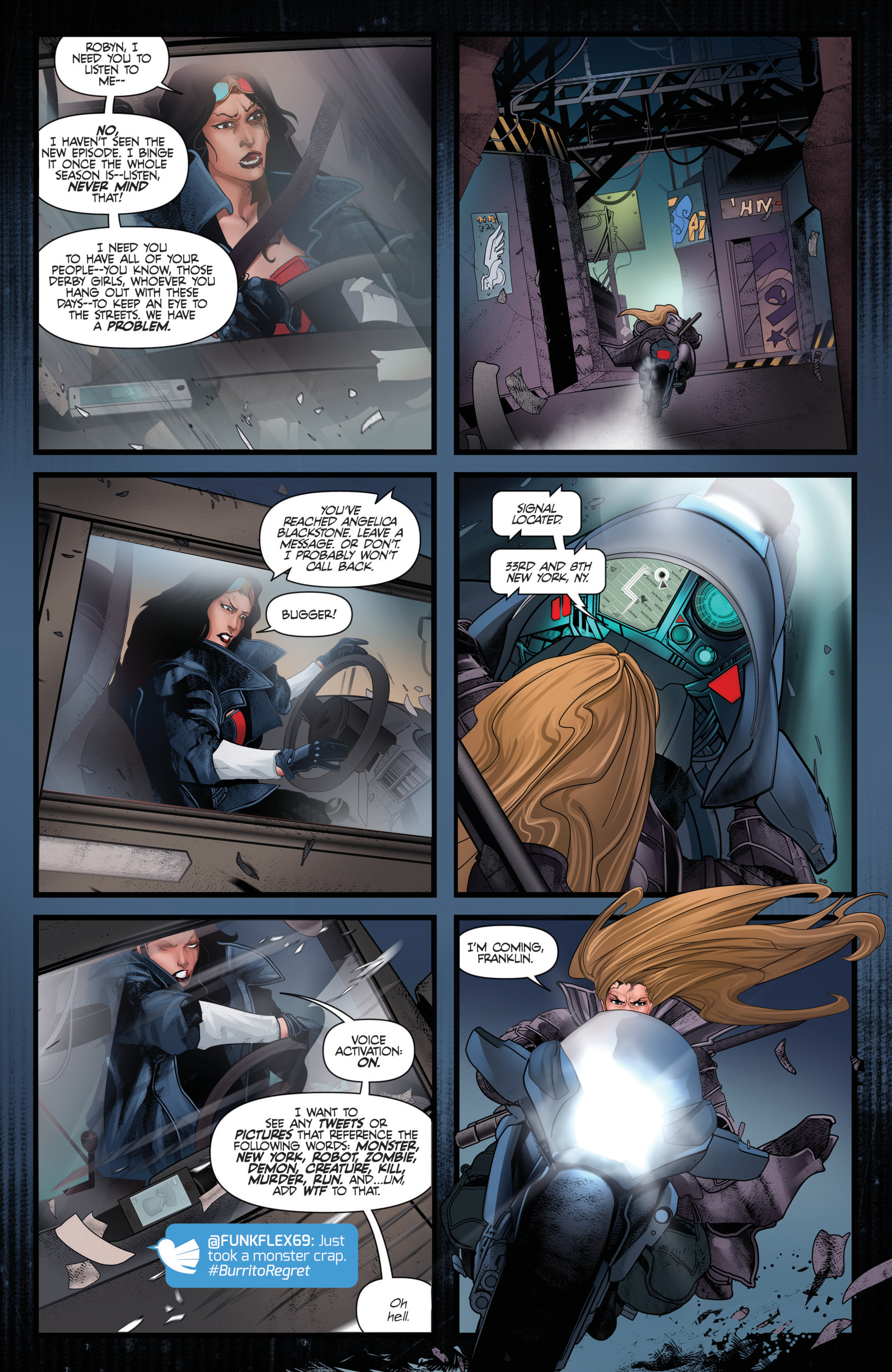 Read online Van Helsing vs Frankenstein comic -  Issue #4 - 4