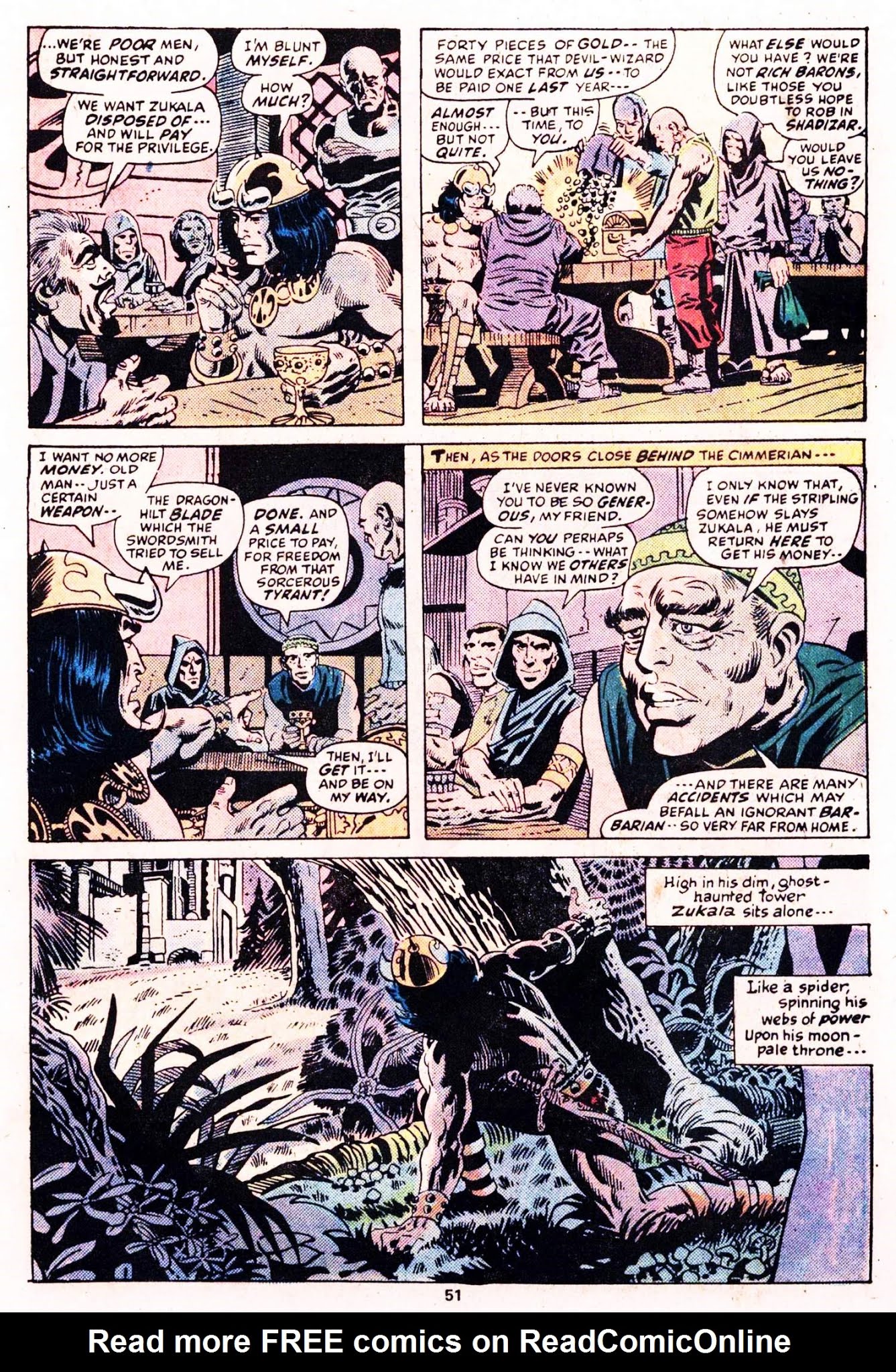 Read online Giant-Size Conan comic -  Issue #2 - 52