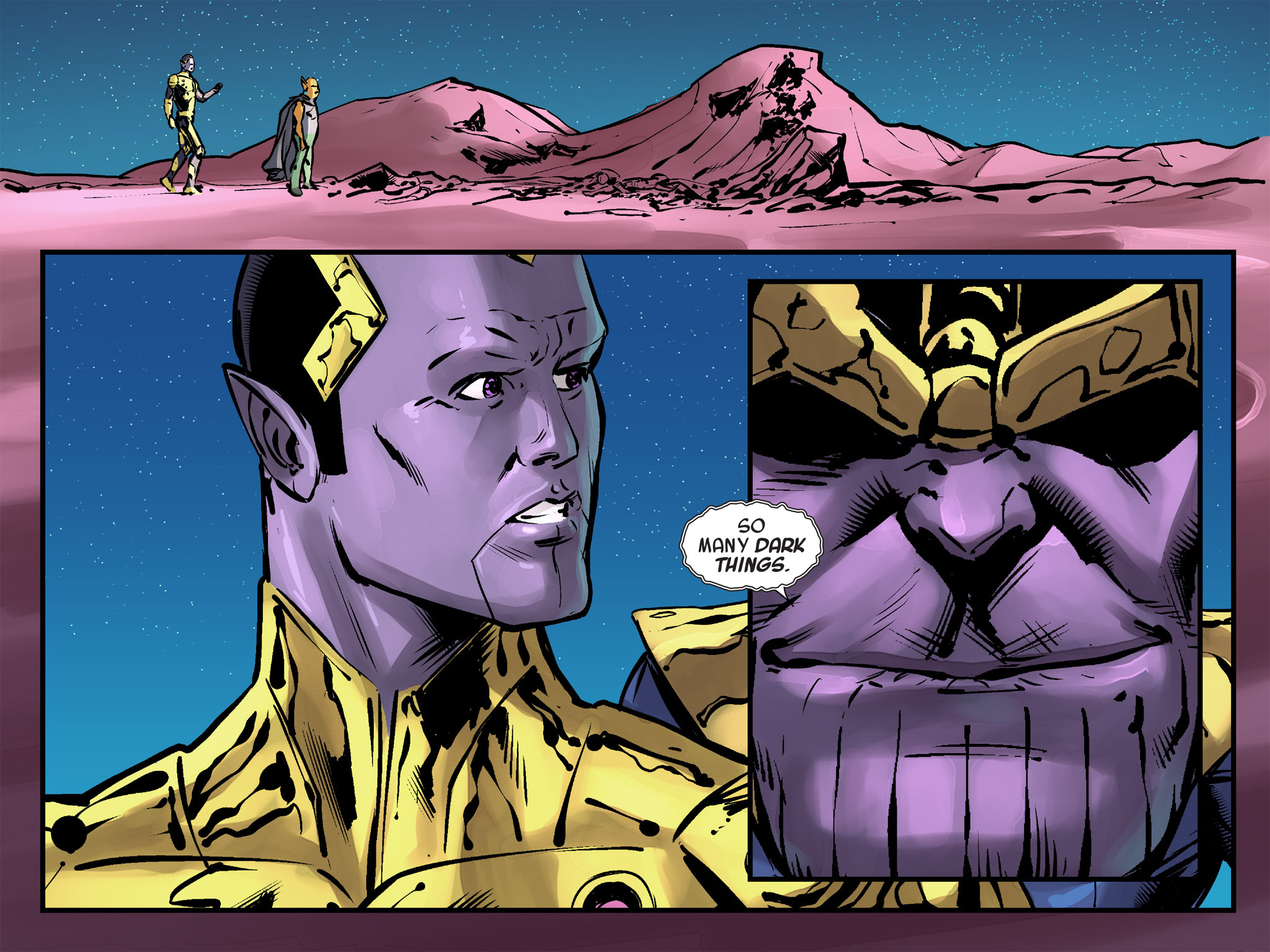 Read online Thanos: A God Up There Listening comic -  Issue # TPB - 289