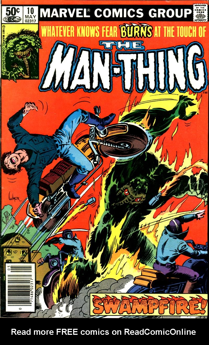 Read online Man-Thing (1979) comic -  Issue #10 - 1