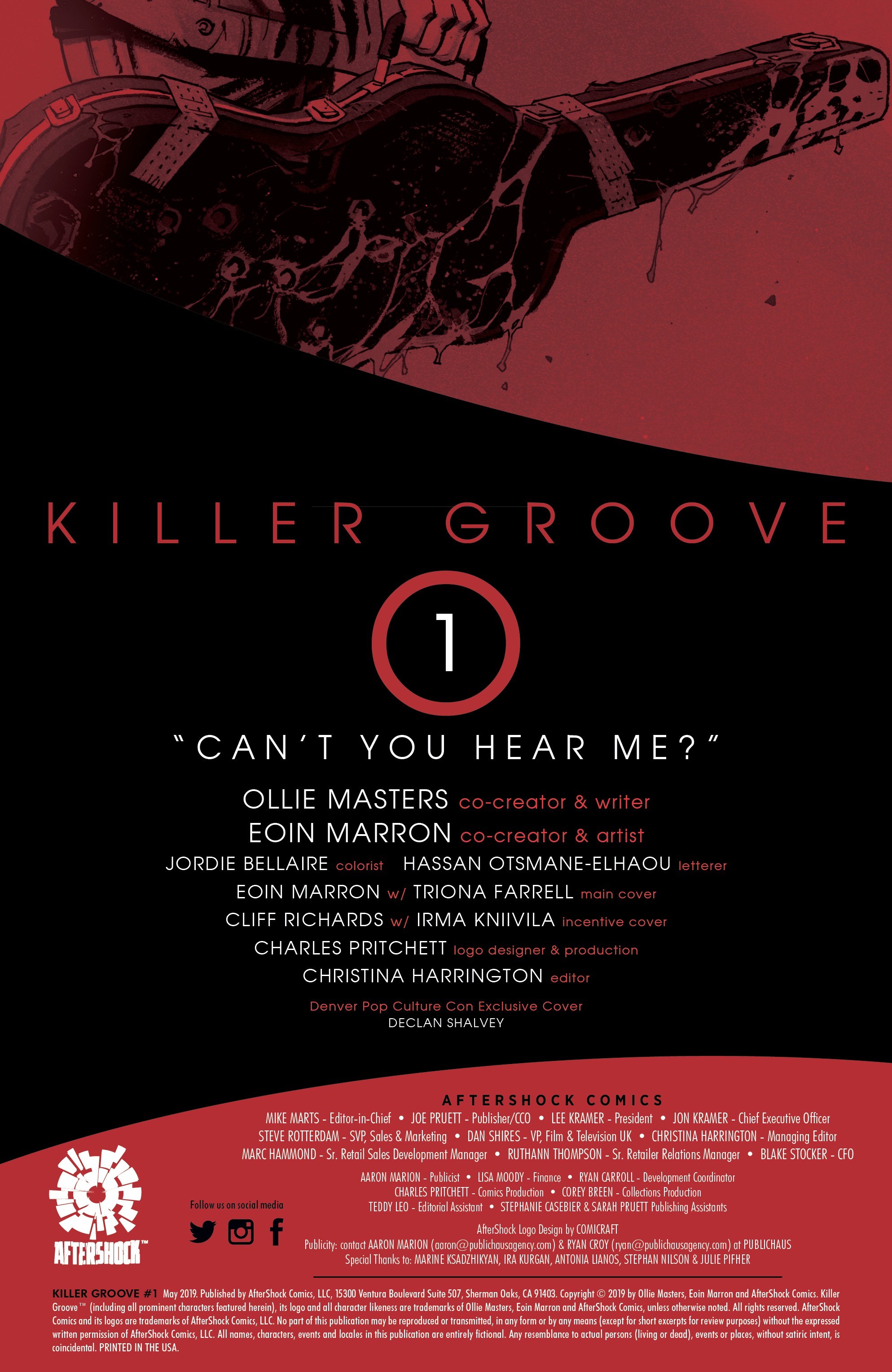 Read online Killer Groove comic -  Issue #1 - 2