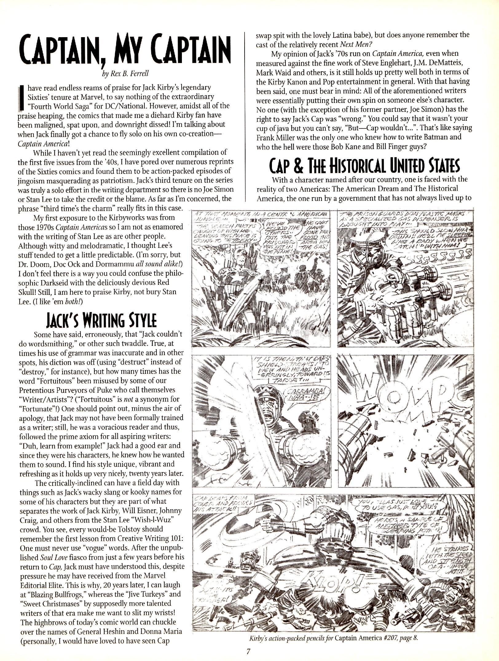Read online The Jack Kirby Collector comic -  Issue #29 - 7