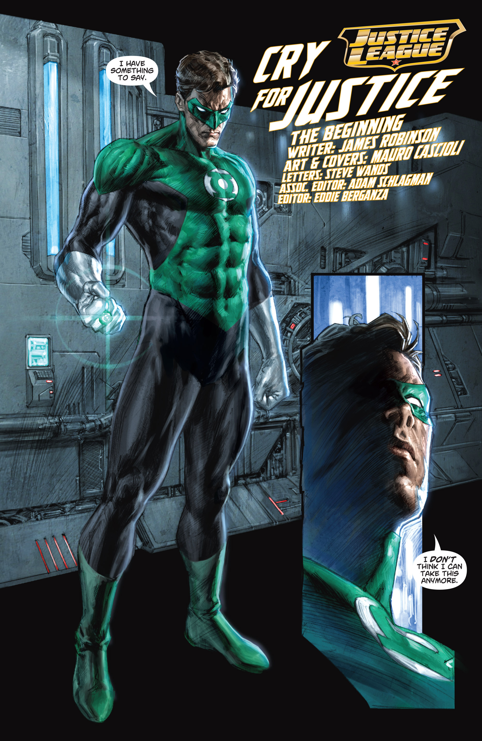 Read online Justice League: Cry for Justice comic -  Issue #1 - 2