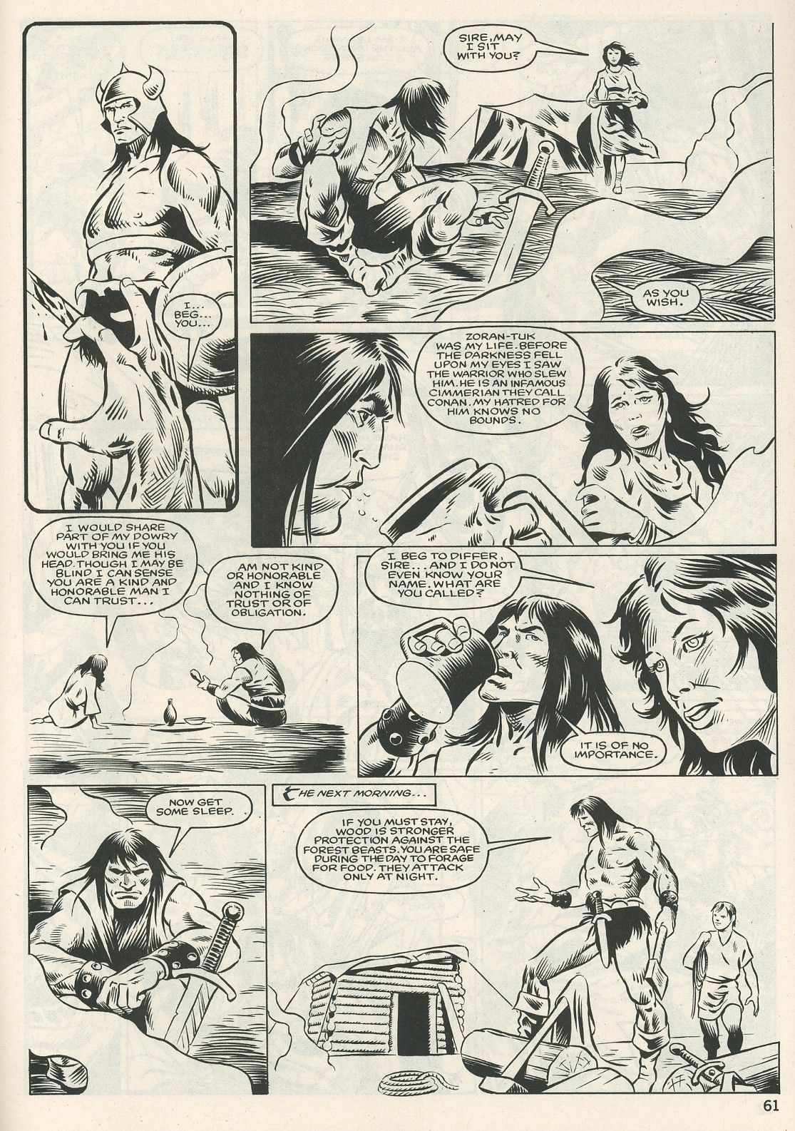 Read online The Savage Sword Of Conan comic -  Issue #123 - 61