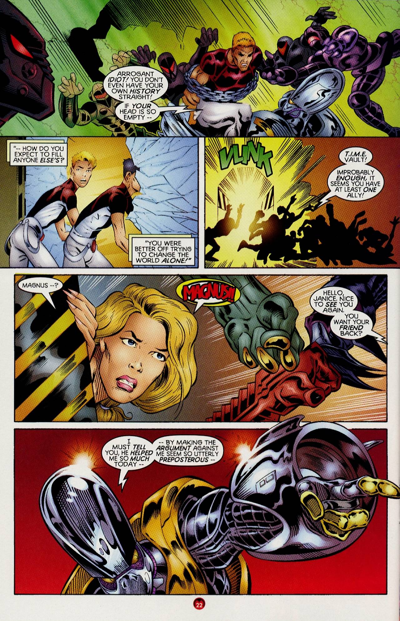 Read online Magnus Robot Fighter (1997) comic -  Issue #9 - 19