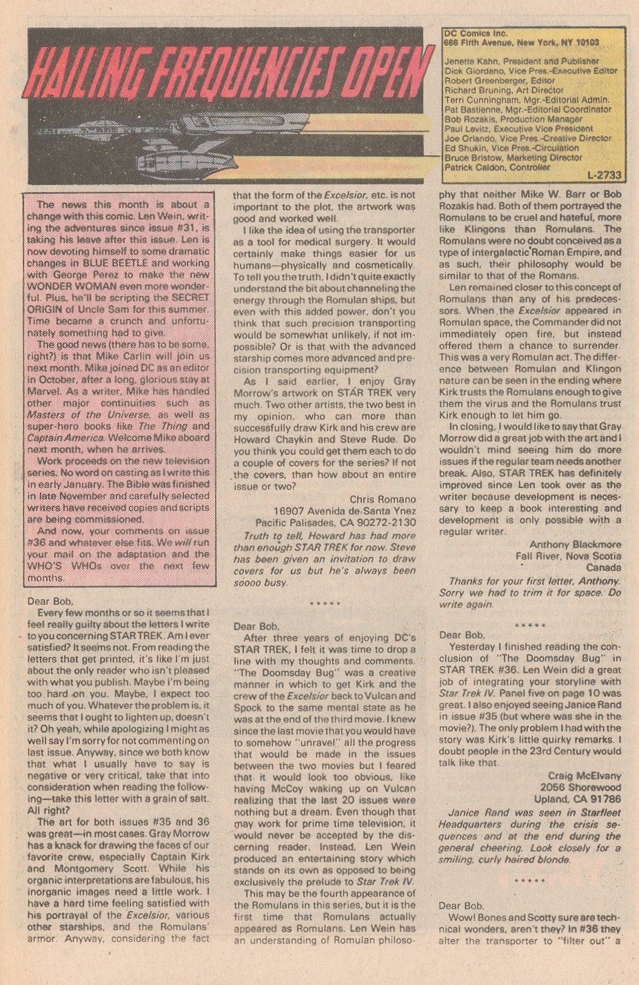 Read online Star Trek (1984) comic -  Issue #40 - 24