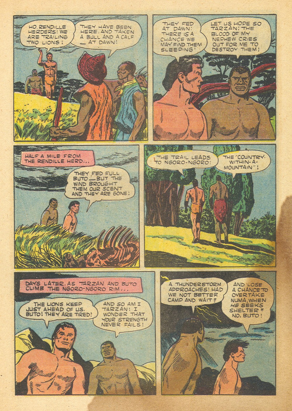 Read online Tarzan (1948) comic -  Issue #54 - 12