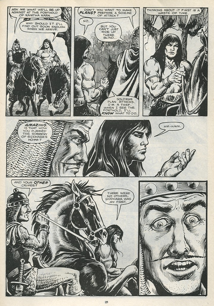 Read online The Savage Sword Of Conan comic -  Issue #174 - 23