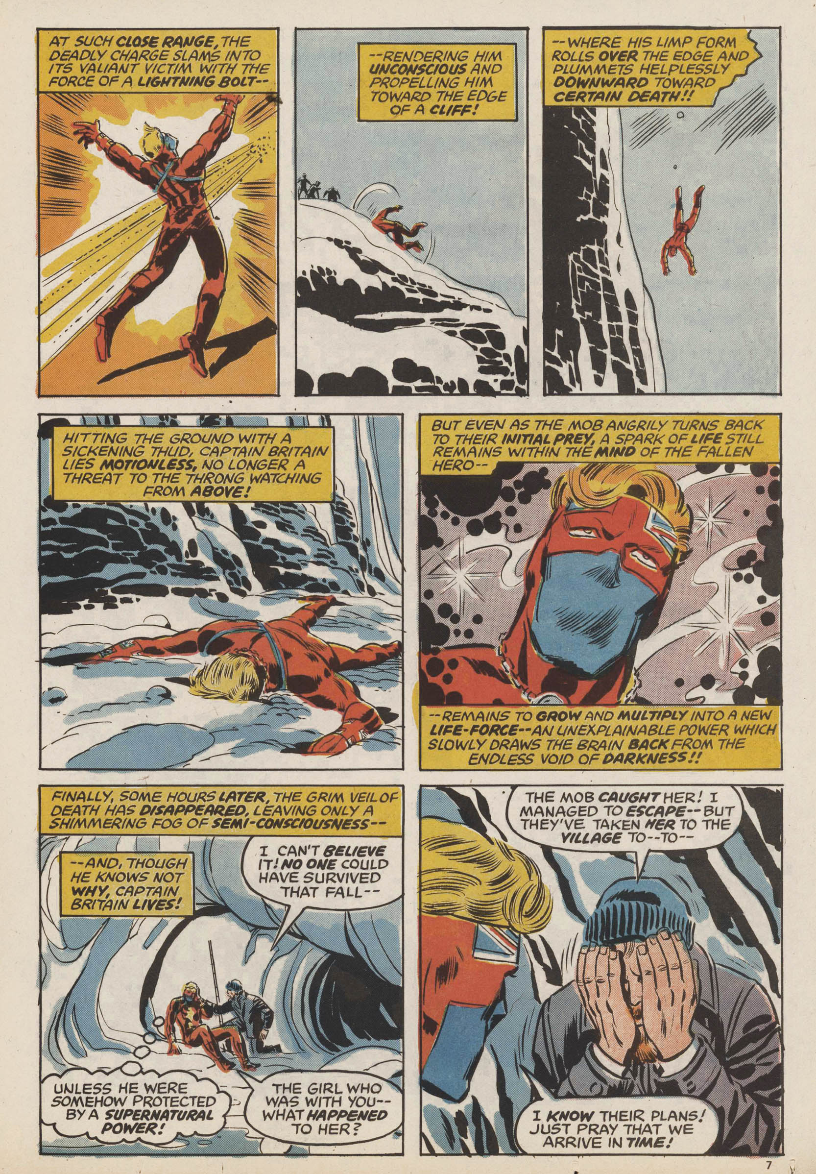 Read online Captain Britain (1976) comic -  Issue #11 - 7